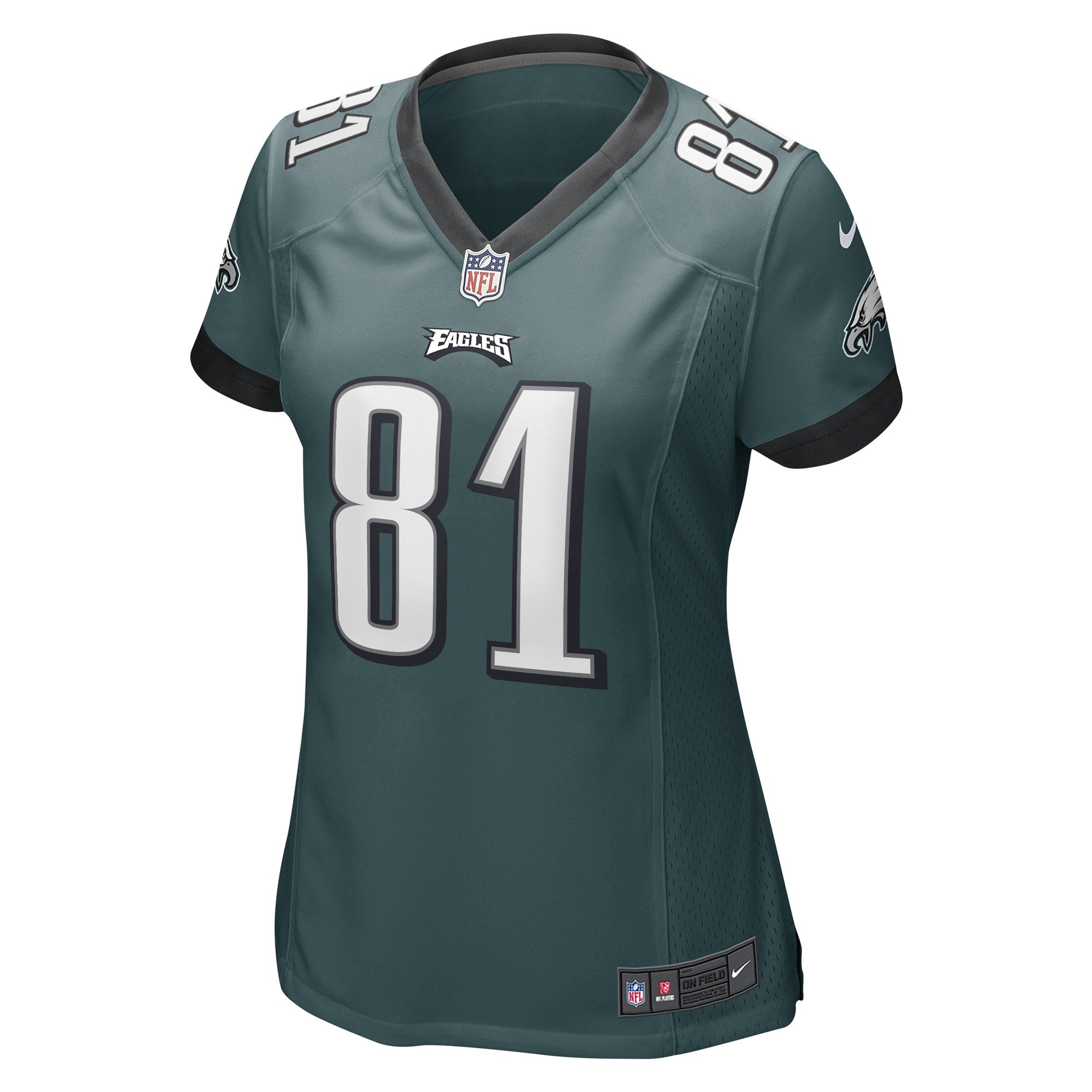 Women's Nike Grant Calcaterra Midnight Green Philadelphia Eagles Game Player Jersey