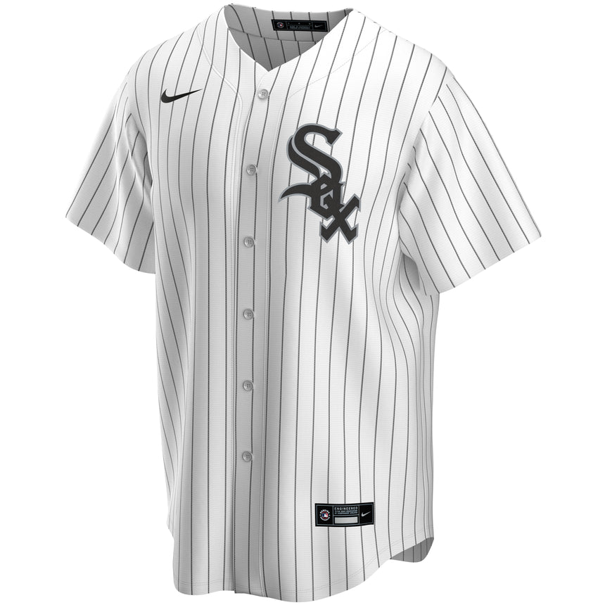 Men's Yoan Moncada Chicago White Sox White Home Replica Jersey