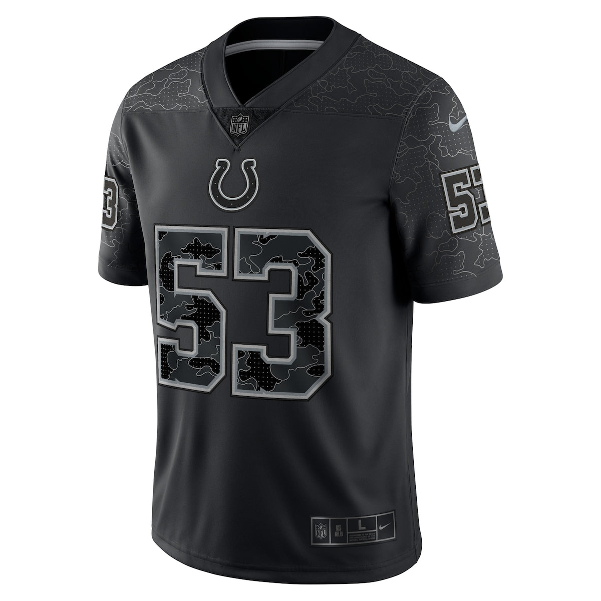 Men's Shaquille Leonard Nike Colts RFLCTV Limited Jersey - Black