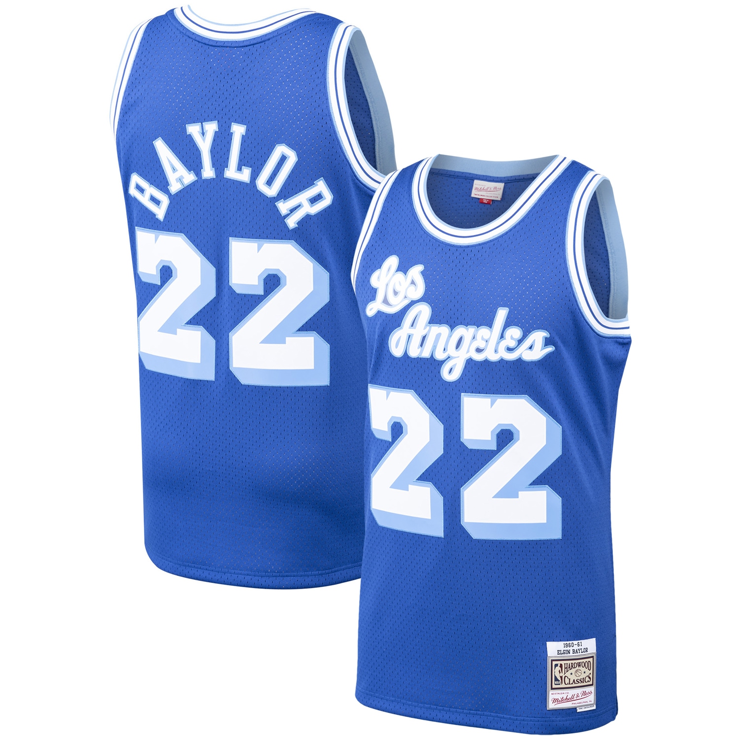 Elgin Baylor Los Angeles Lakers Mitchell & Ness Hardwood Classics Swingman Jersey - Royal