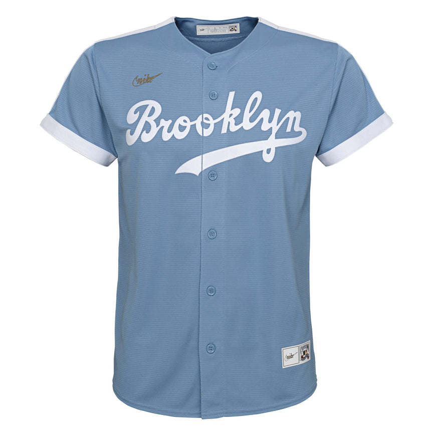 Youth Jackie Robinson Light Blue Brooklyn Dodgers Replica Player Jersey