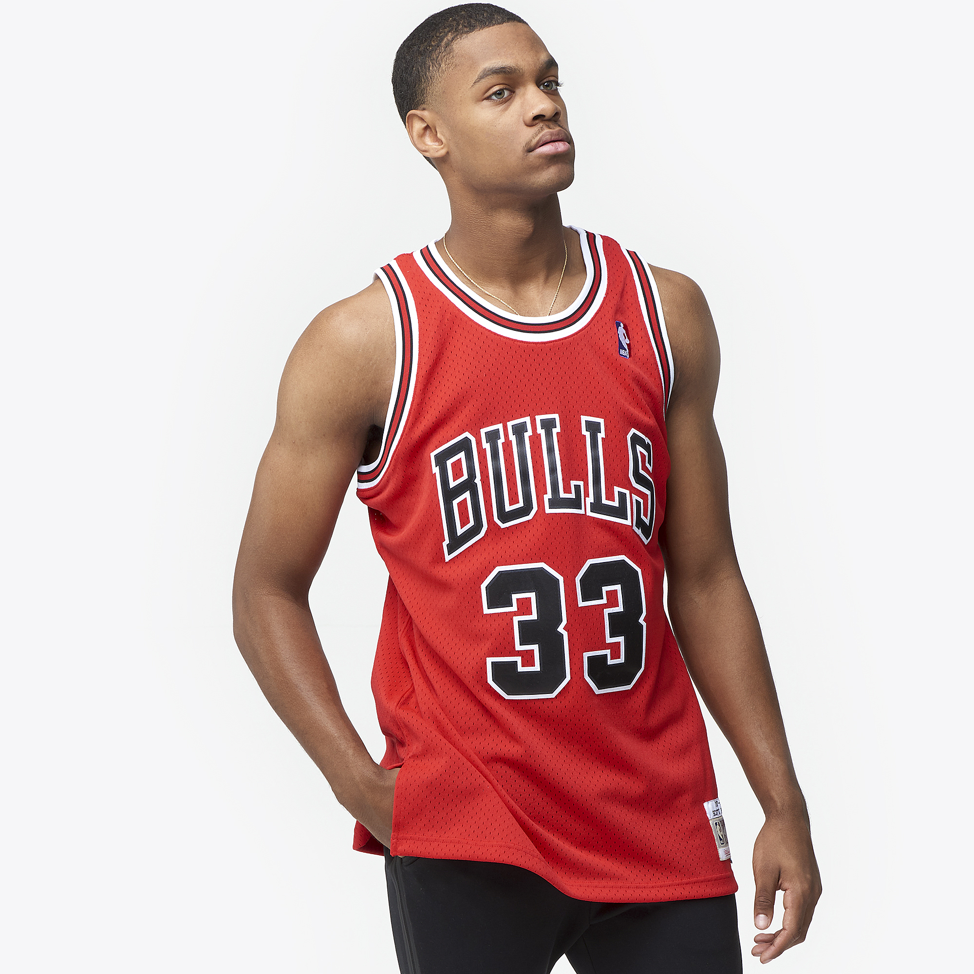 Men's Pippen Scottie Mitchell & Ness SuperSonics Swingman Jersey - Red