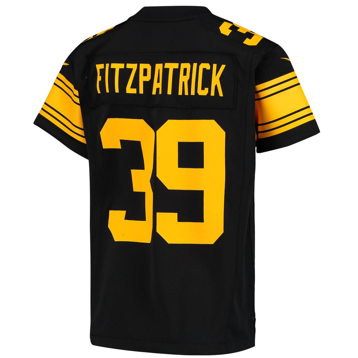 Boys' Grade School Minkah Fitzpatrick Outerstuff Steelers Game Jersey - Black