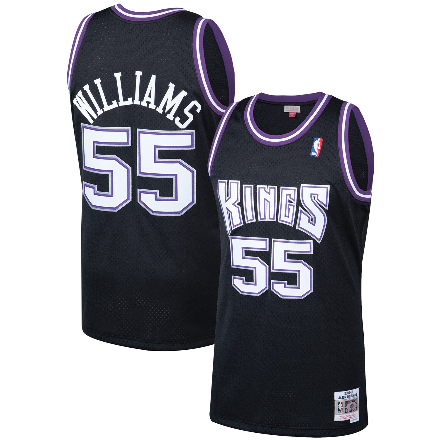 Jason Williams Sacramento Kings Mitchell & Ness Hardwood Classics Swingman Jersey - Black