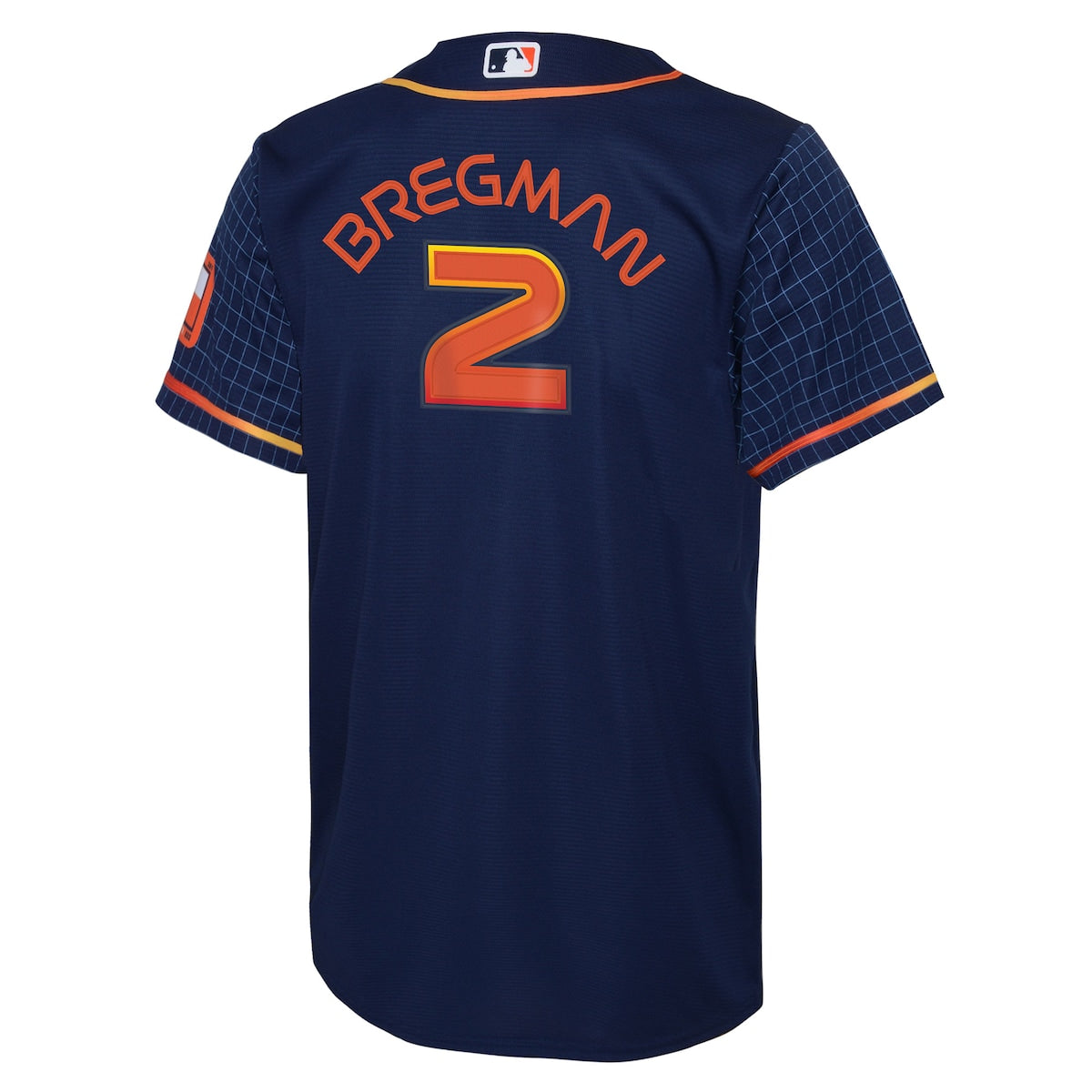 Boys' Grade School Alex Bregman Nike Astros 2022 City Connect Replica Jersey - Navy