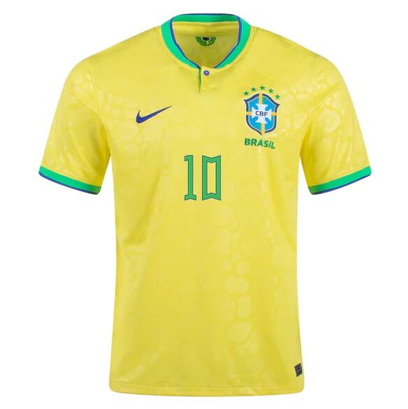 Brazil Neymar Home Jersey 2022 World Cup Kit