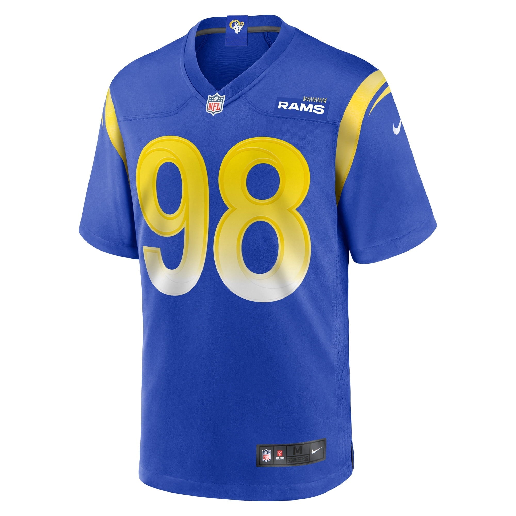 Men's Nike Brayden Thomas Royal Los Angeles Rams Game Player Jersey