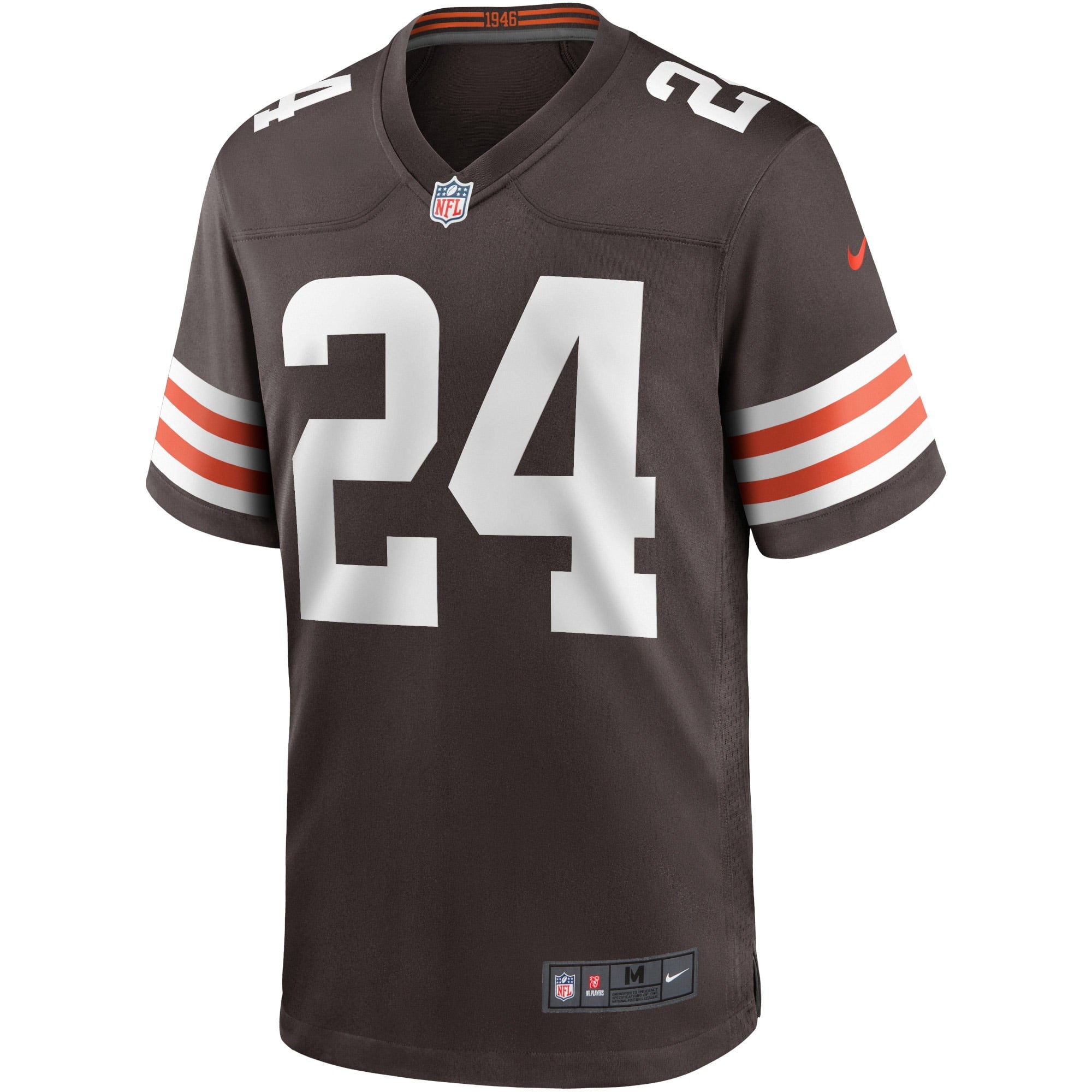 Men's Nike Nick Chubb Brown Cleveland Browns Game Player Jersey