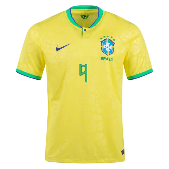 Brazil Richarlison Home Jersey 2022 World Cup Kit
