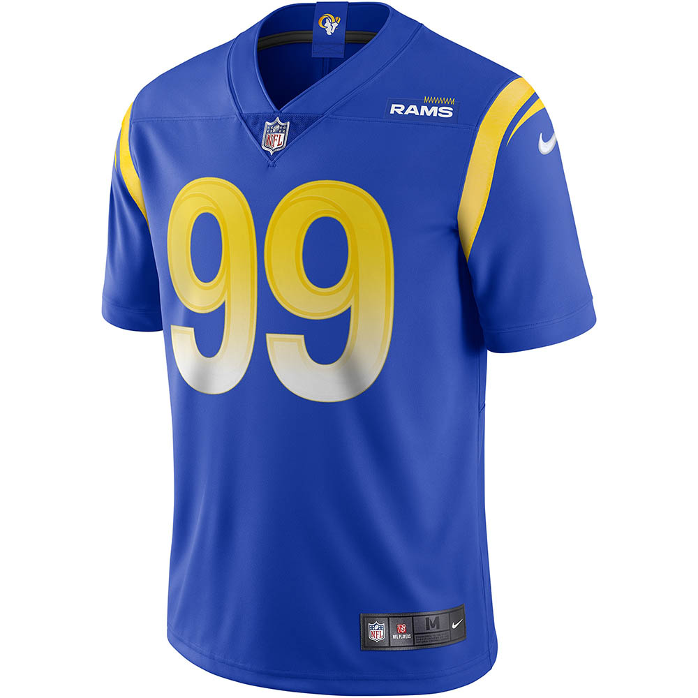 Men's Los Angeles Rams Aaron Donald Vapor Limited Jersey Royal