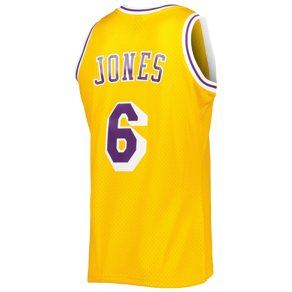 Men's Eddie Jones Mitchell & Ness Lakers '71 Swingman Jersey - Gold