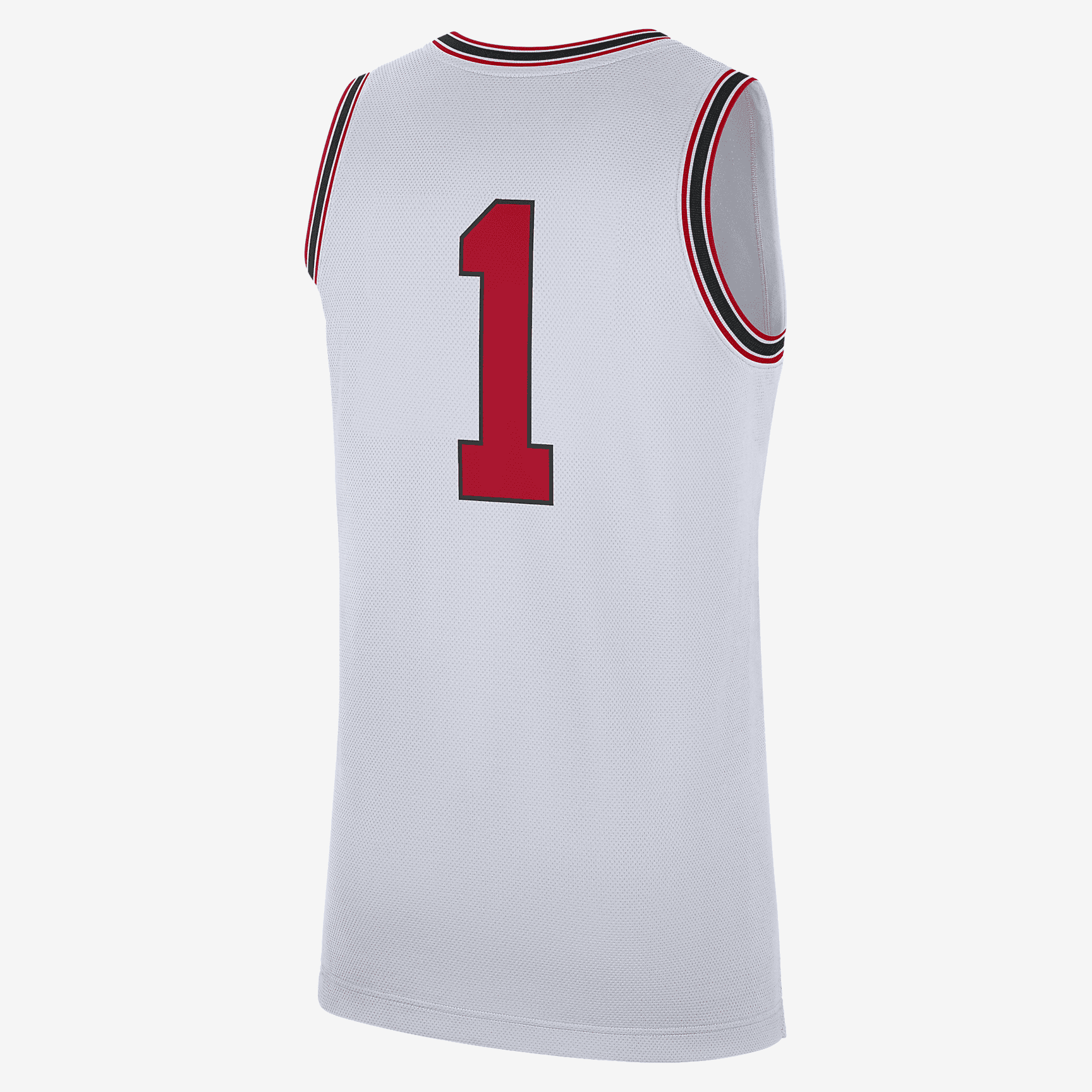 Nike College Dri-FIT (Georgia) Men's Replica Basketball Jersey - White/Black