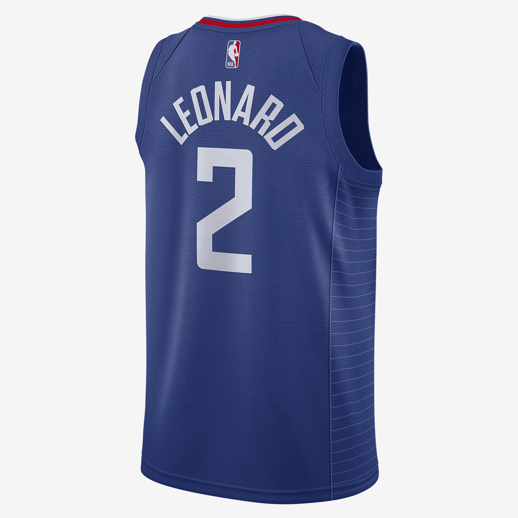 Kawhi Leonard Clippers Icon Edition 2020 Nike NBA Swingman Jersey - Rush Blue/White/University Red