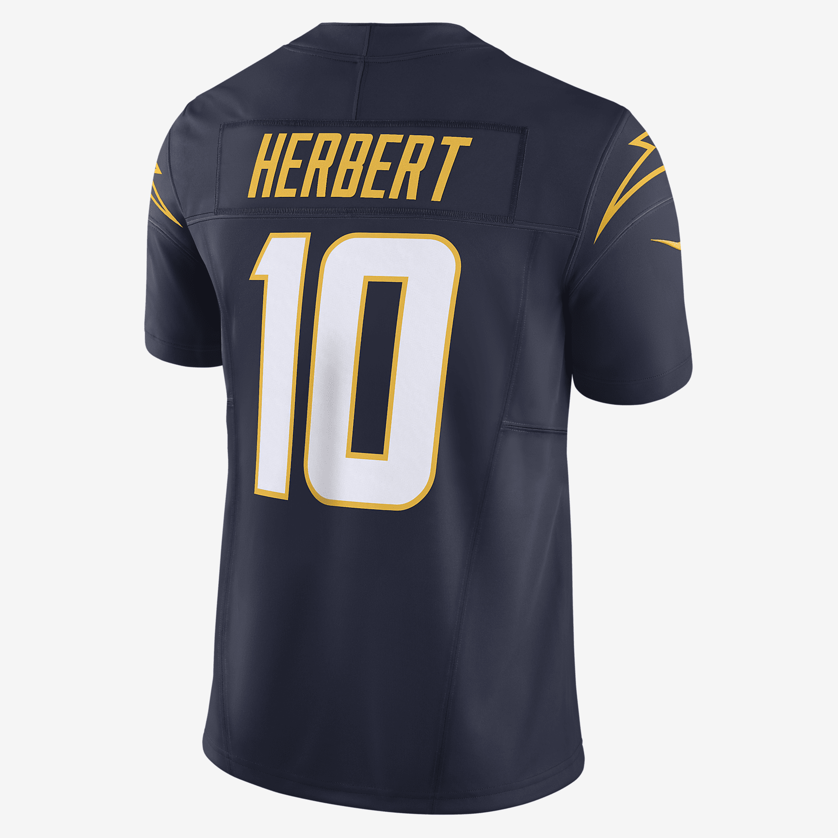 Justin Herbert Los Angeles Chargers Men's Nike Dri-FIT NFL Limited Football Jersey - Navy