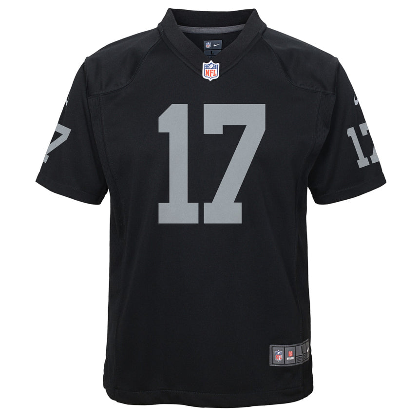 Youth Las Vegas Raiders Davante Adams Black Game Jersey