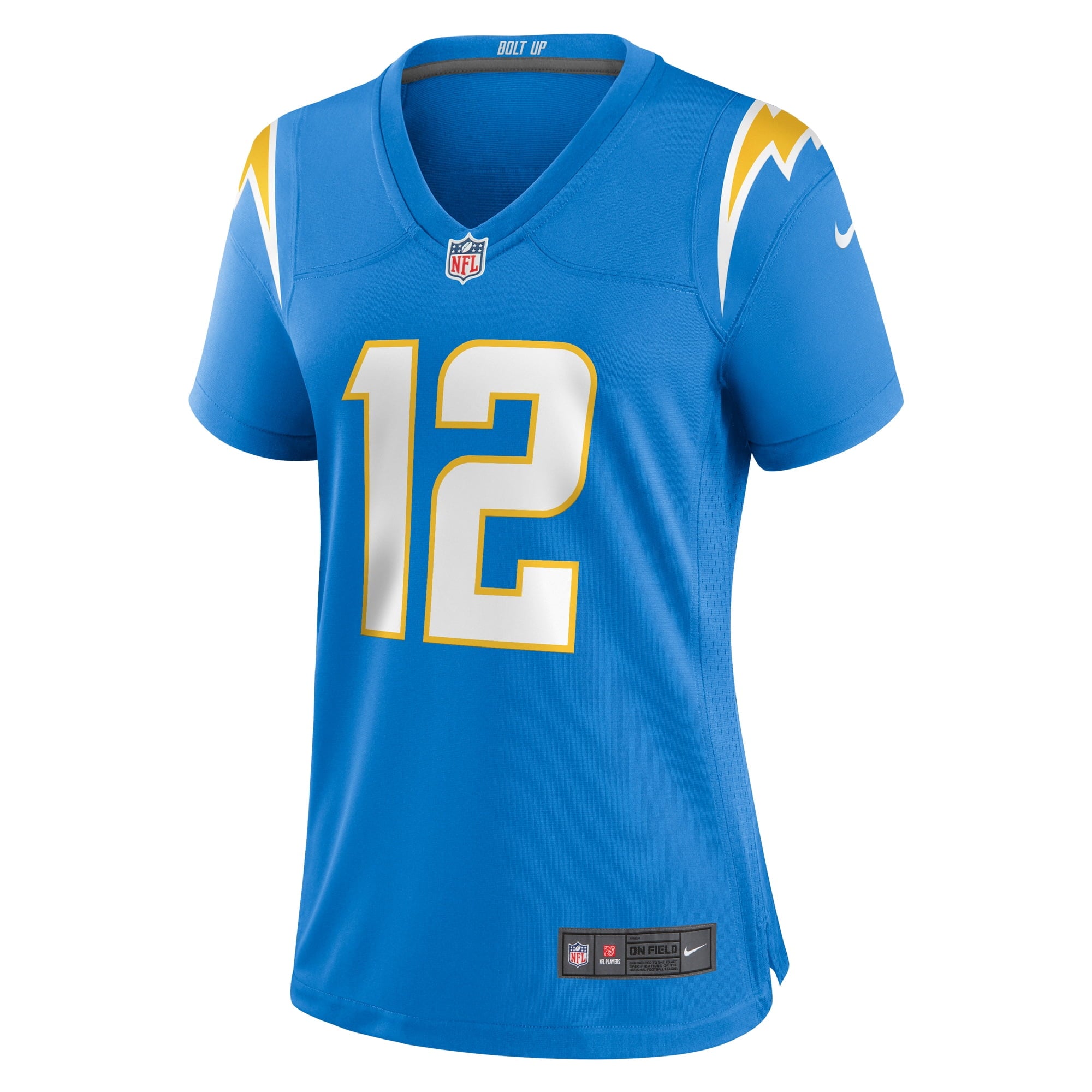 Women's Nike Taylor Bertolet Powder Blue Los Angeles Chargers Home Game Player Jersey