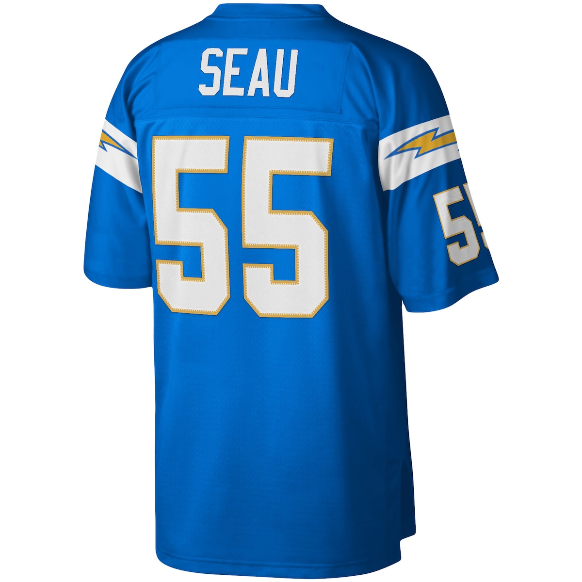 Men's Junior Seau Mitchell & Ness Chargers Legacy Replica Jersey - Light Blue