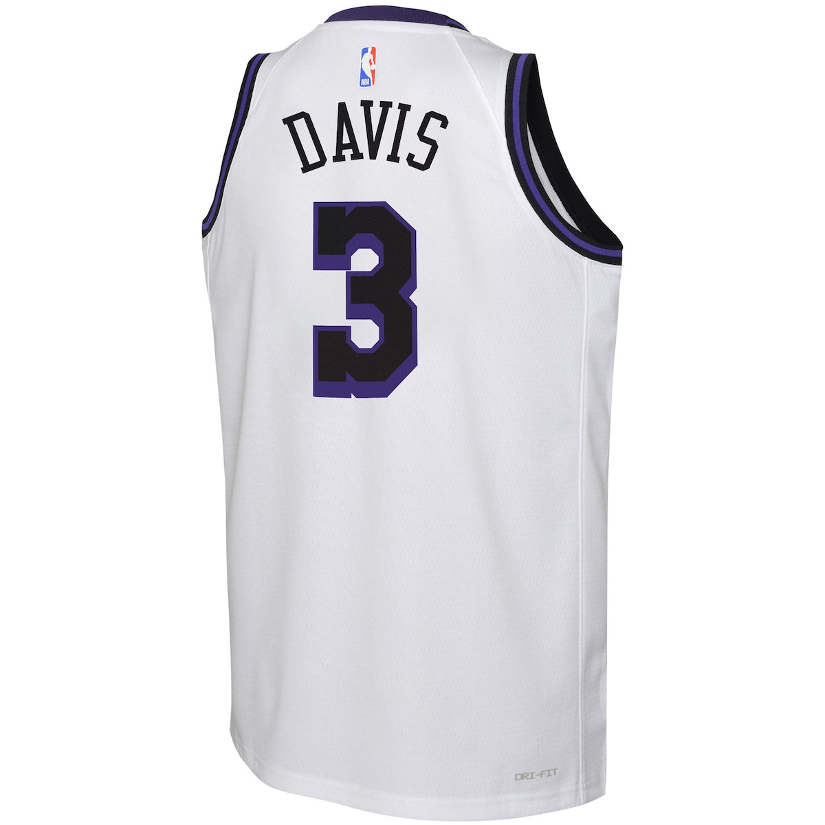 Boys' Grade School Anthony Davis Nike Lakers 2022/23 Swingman Jersey City Edition - White