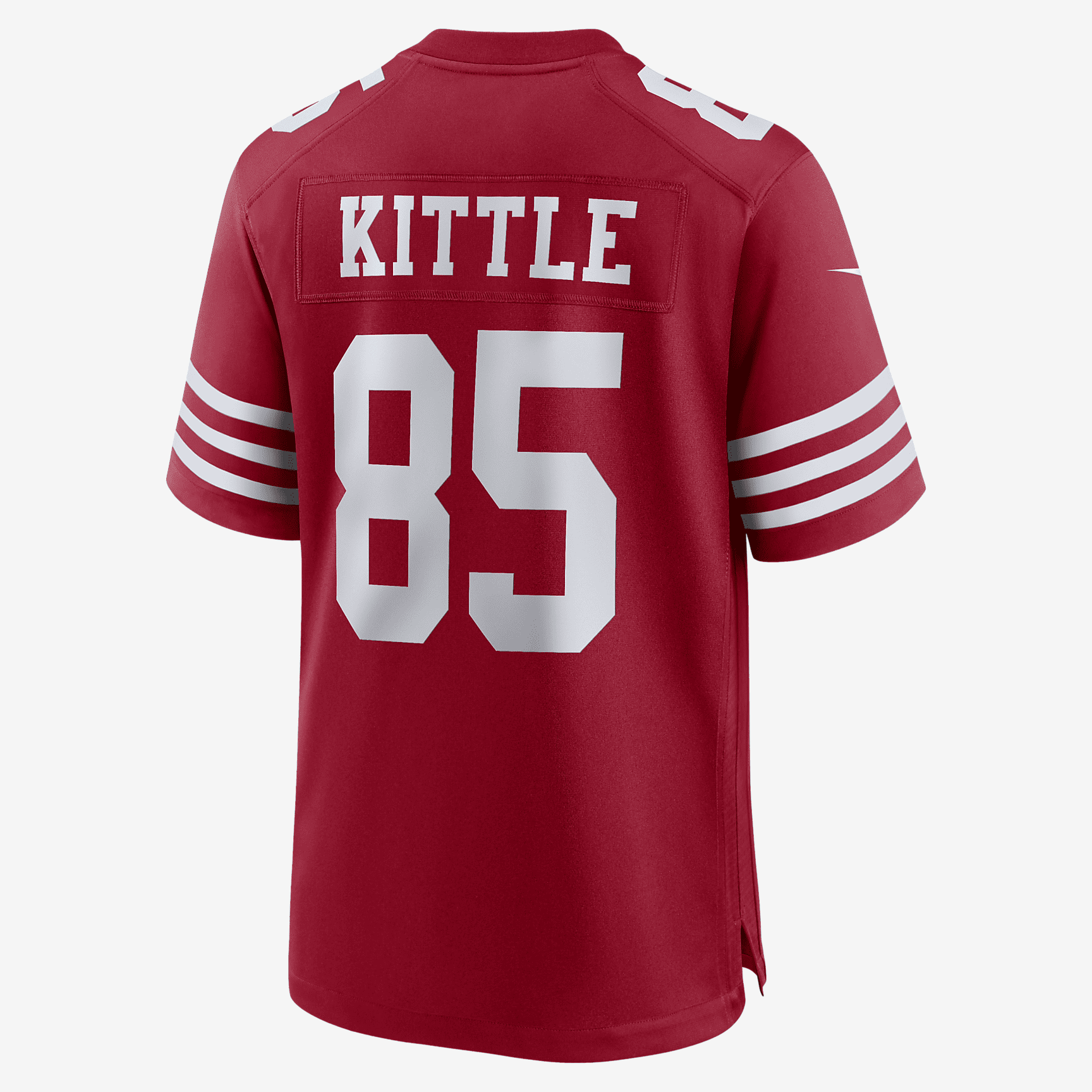 NFL San Francisco 49ers (George Kittle) Men's Game Football Jersey - Scarlet