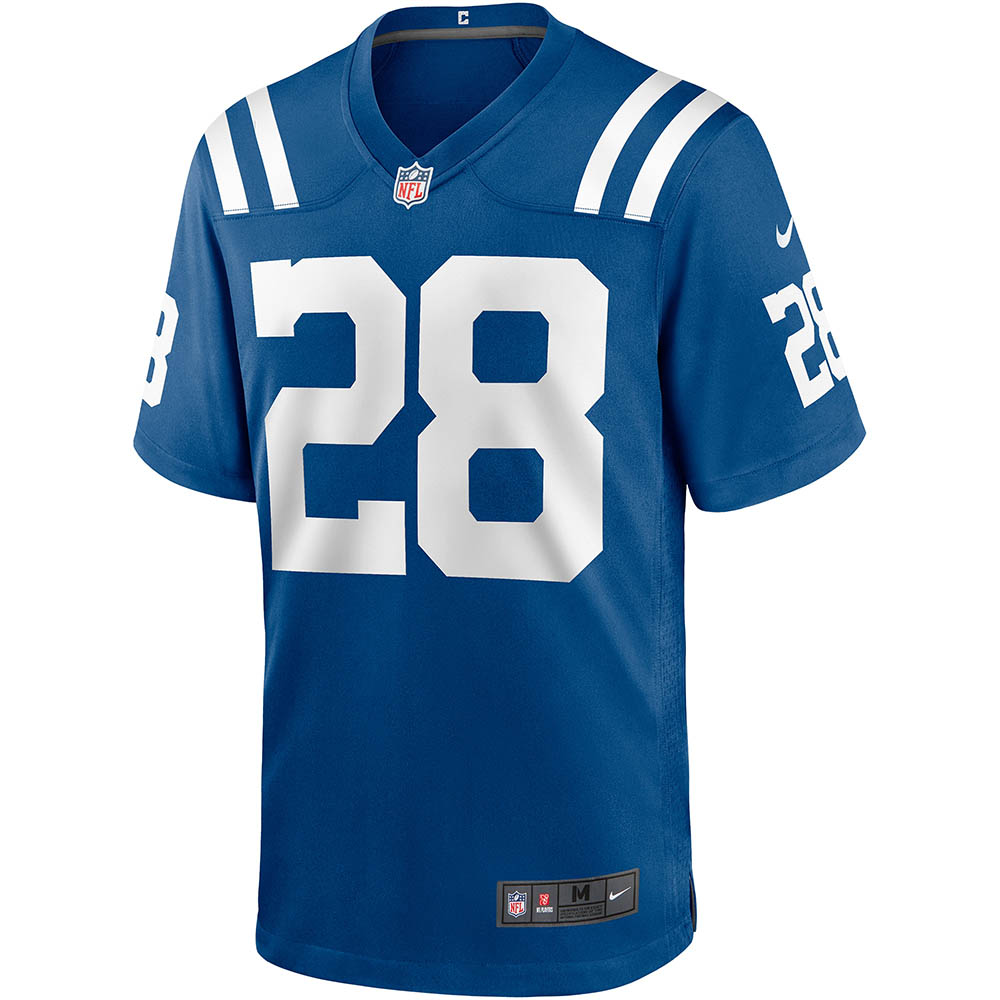 Men's Indianapolis Colts Jonathan Taylor Game Jersey Royal