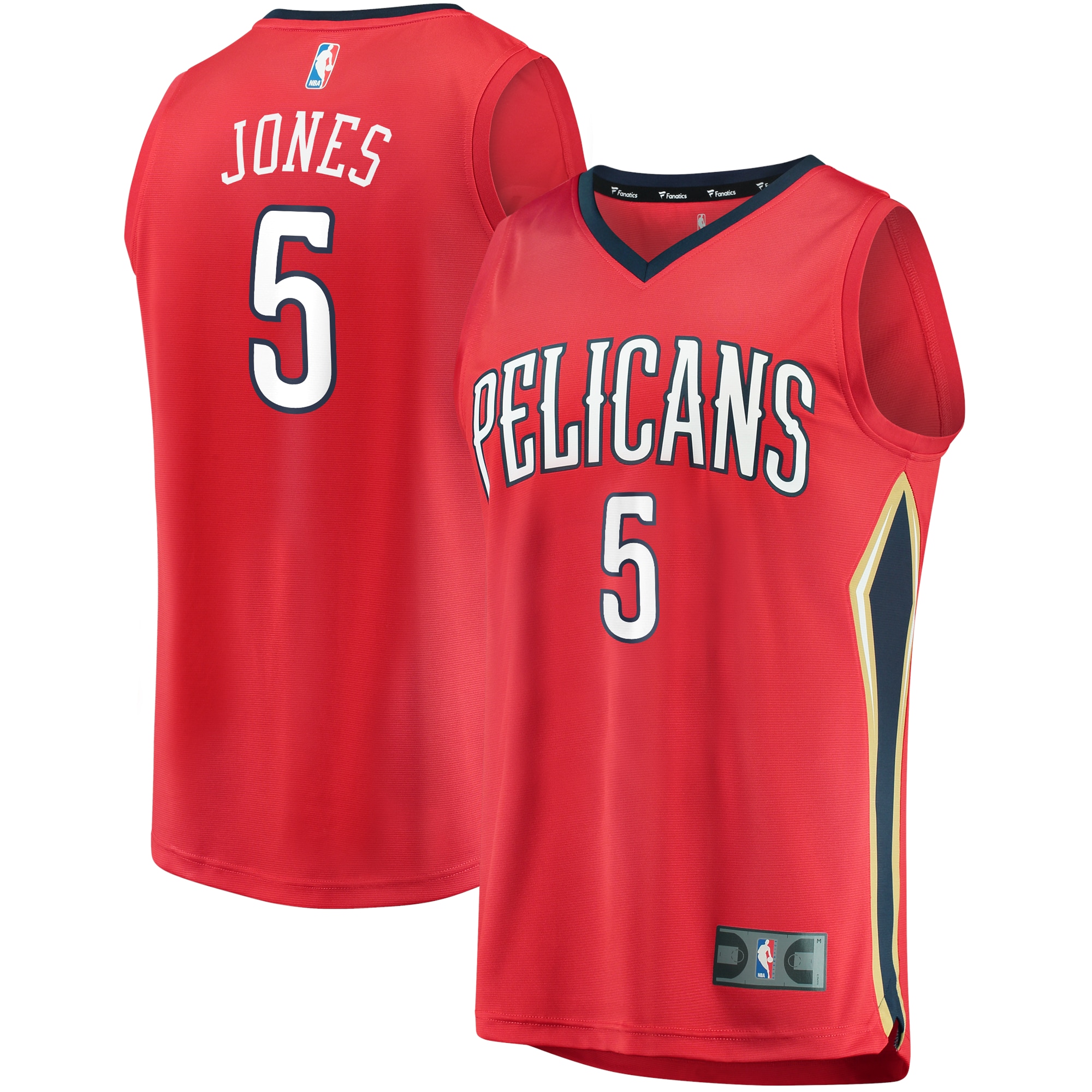 Herbert Jones New Orleans Pelicans Fanatics Branded Fast Break Replica Player Jersey - Statement Edition - Red