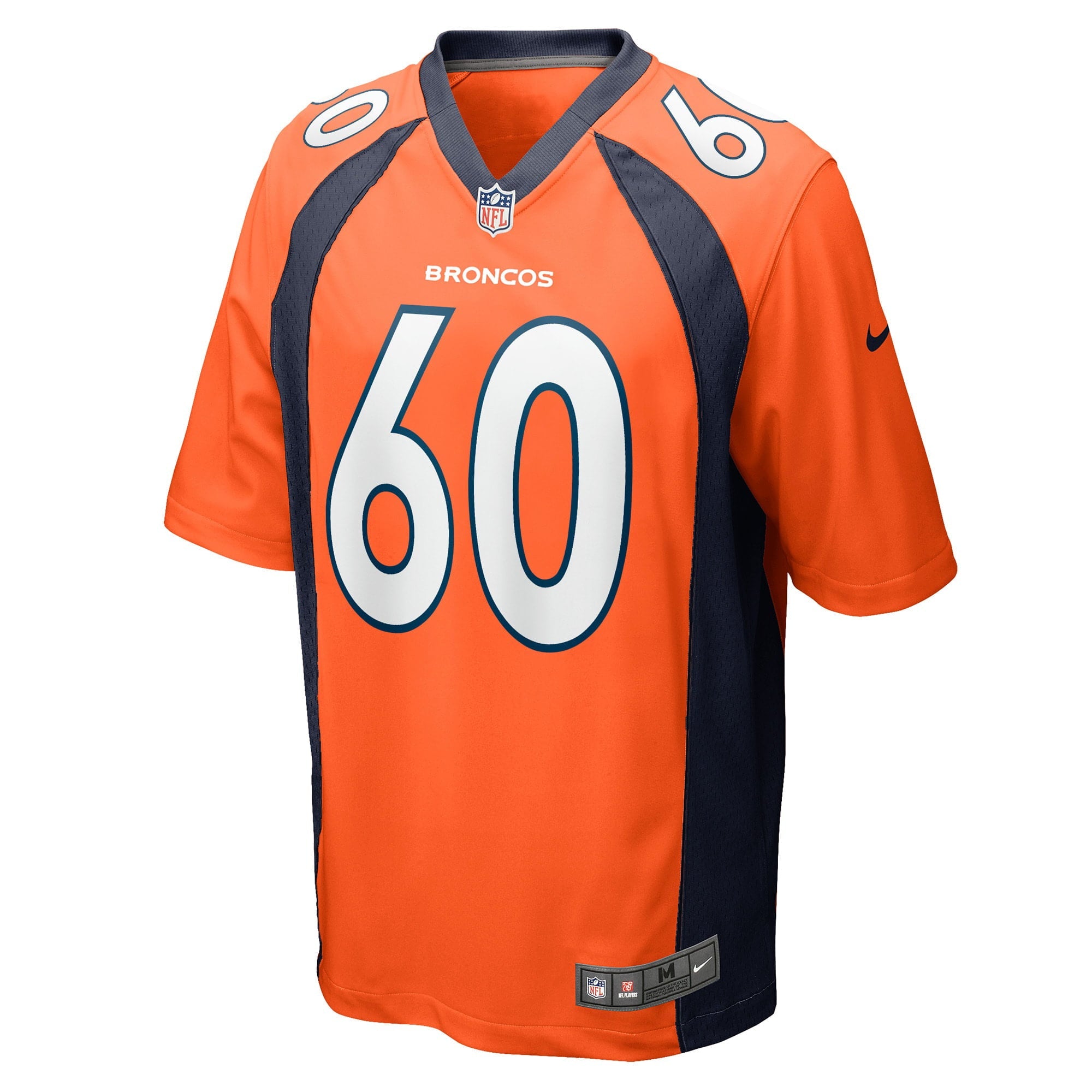 Men's Nike Luke Wattenberg Orange Denver Broncos Game Player Jersey