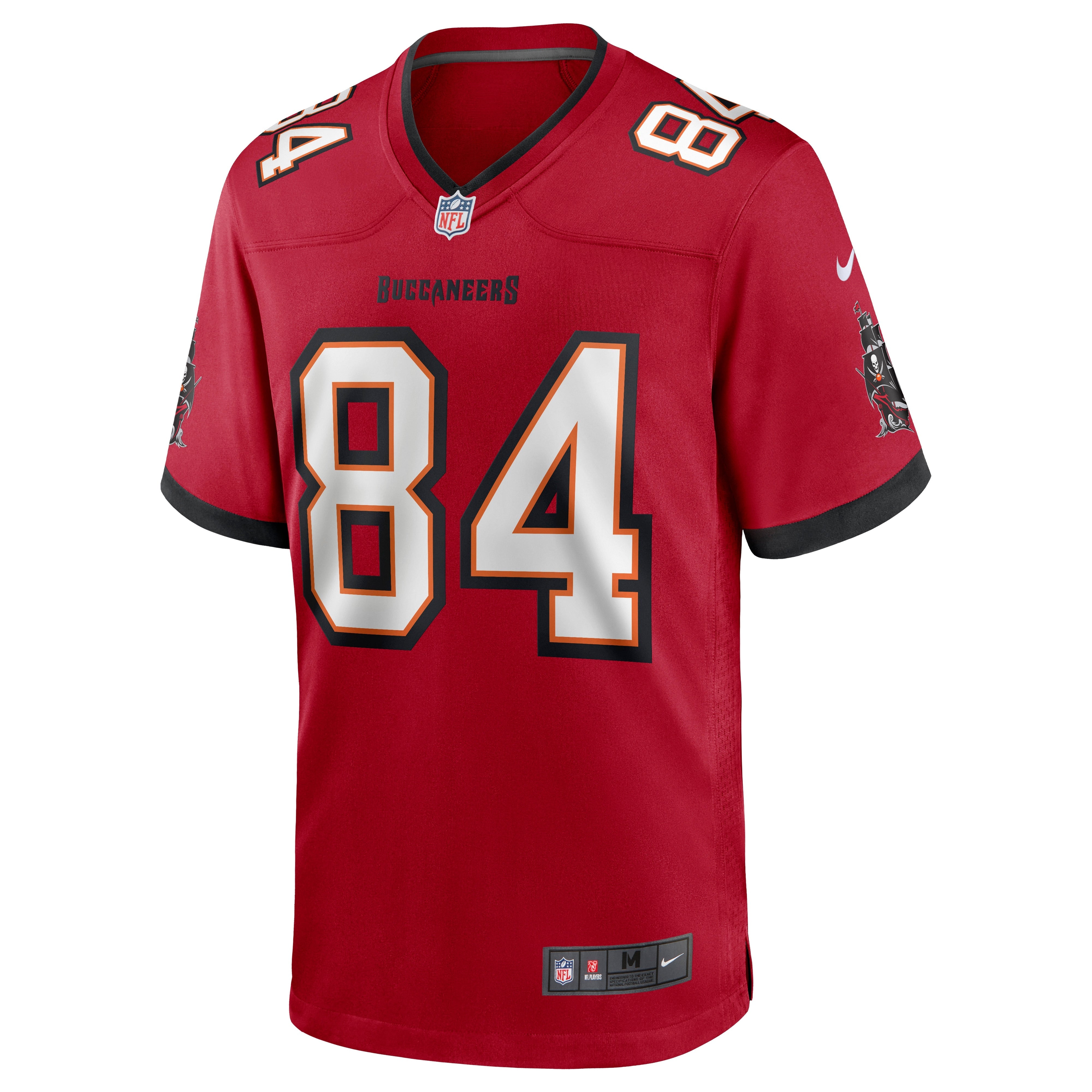 Men's Nike Cameron Brate Red Tampa Bay Buccaneers Game Jersey