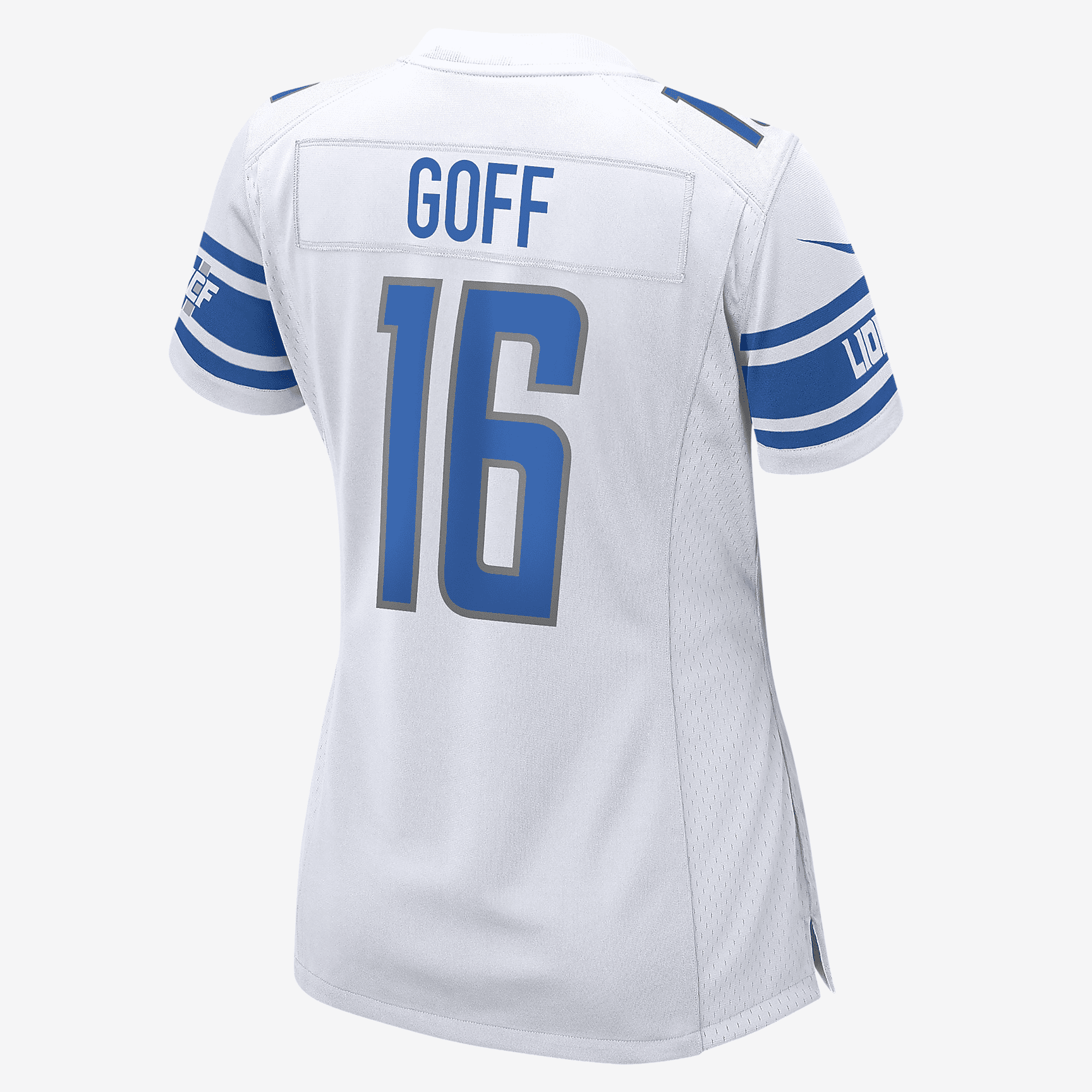 NFL Detroit Lions (Jared Goff) Women's Game Football Jersey - White
