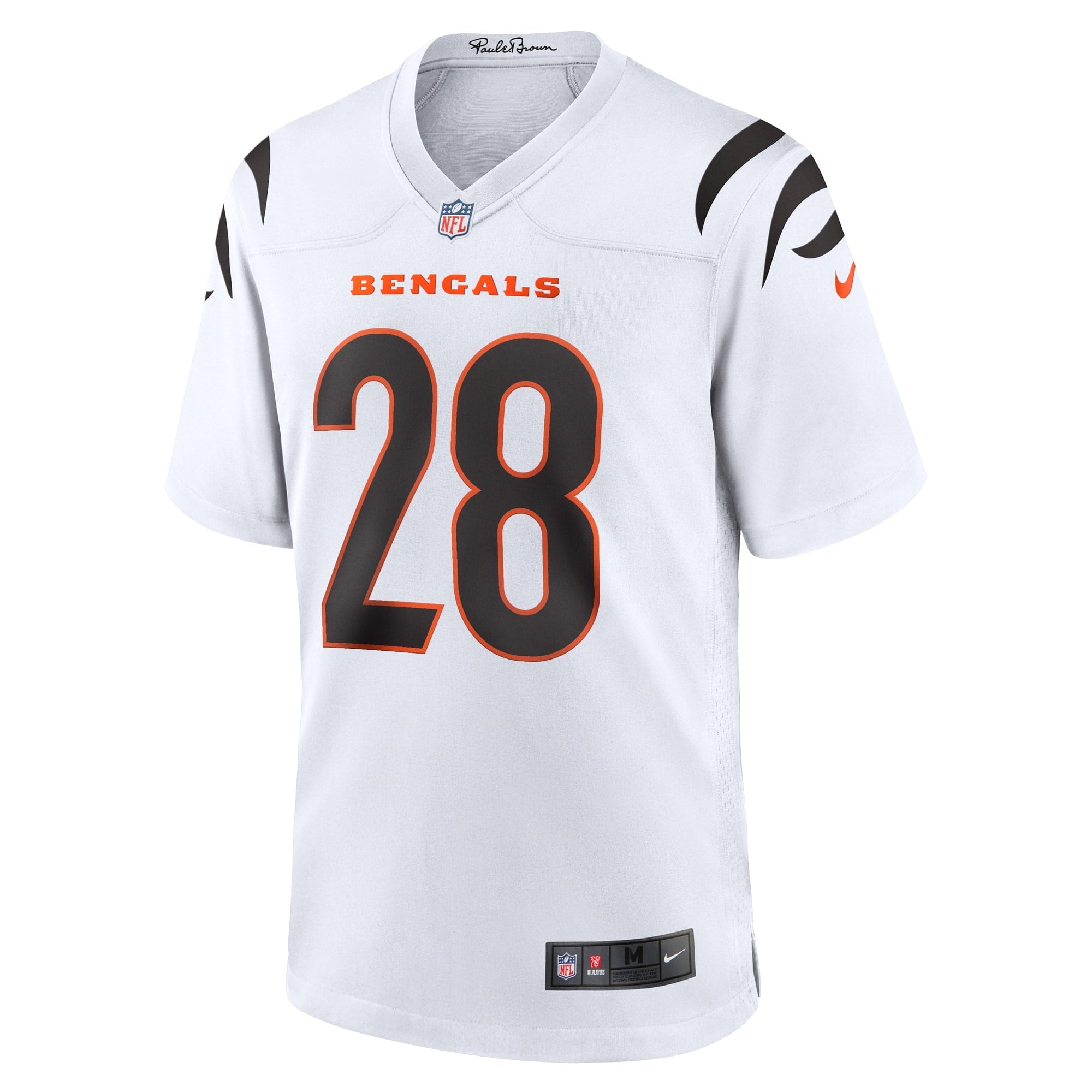 Men's Nike Joe Mixon White Cincinnati Bengals Away Game Player Jersey