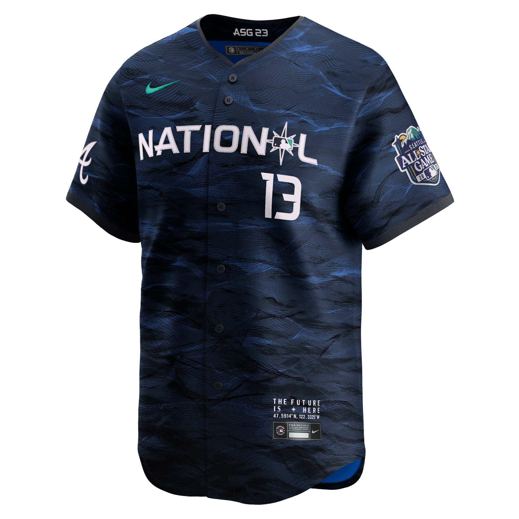 Men's Nike Ronald Acu-a Jr. Royal National League 2023 MLB All-Star Game Limited Player Jersey