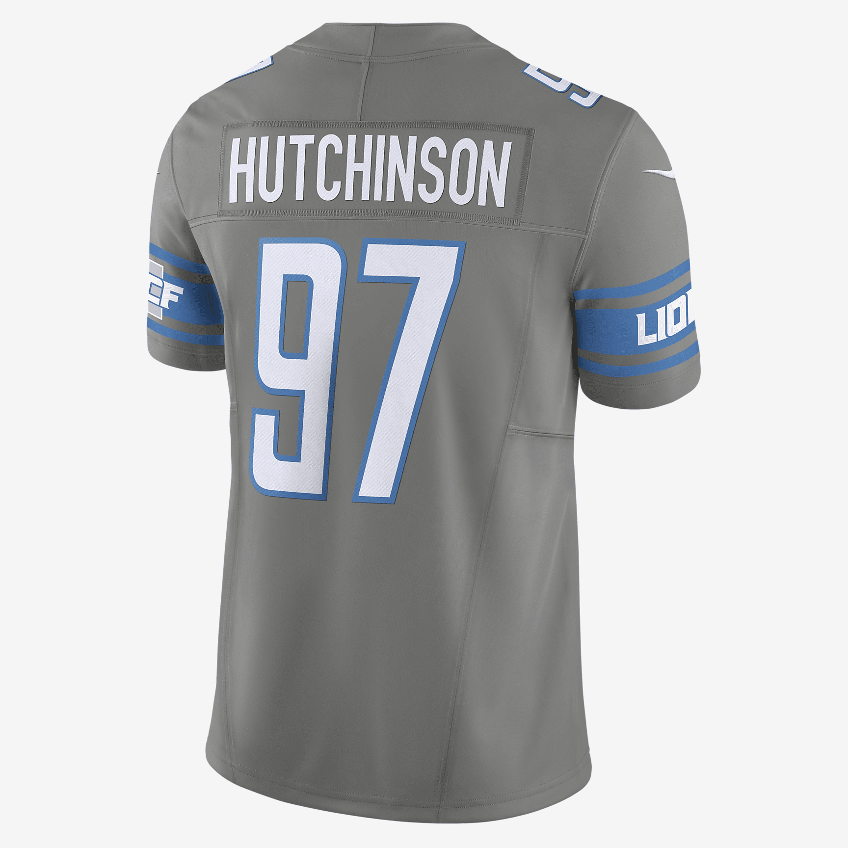 Aidan Hutchinson Detroit Lions Men's Nike Dri-FIT NFL Limited Football Jersey - Steel