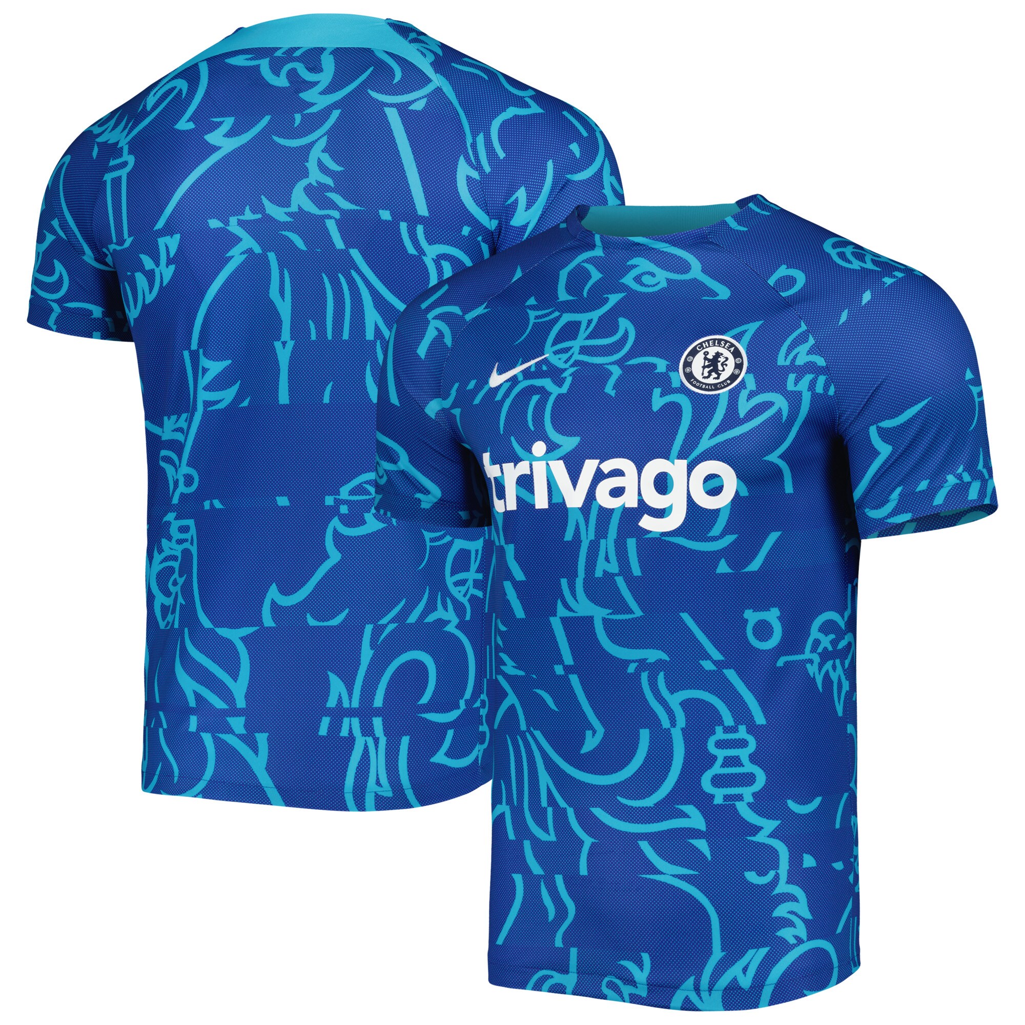 Chelsea Nike 2022/23 Pre-Match Top - Blue
