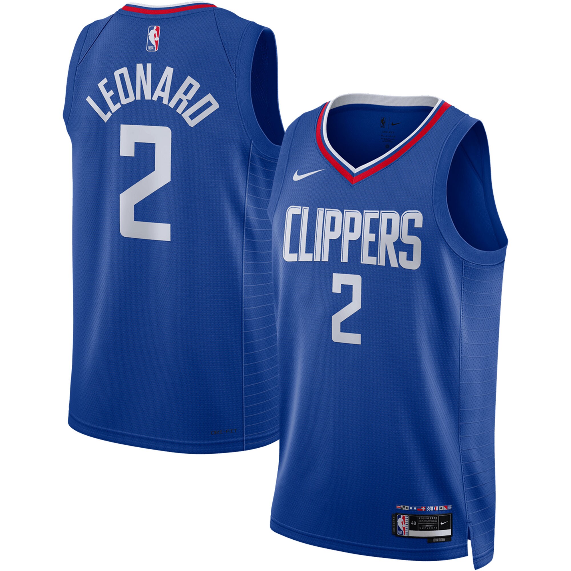 Kawhi Leonard LA Clippers Nike Unisex Swingman Jersey - Association Edition - Royal