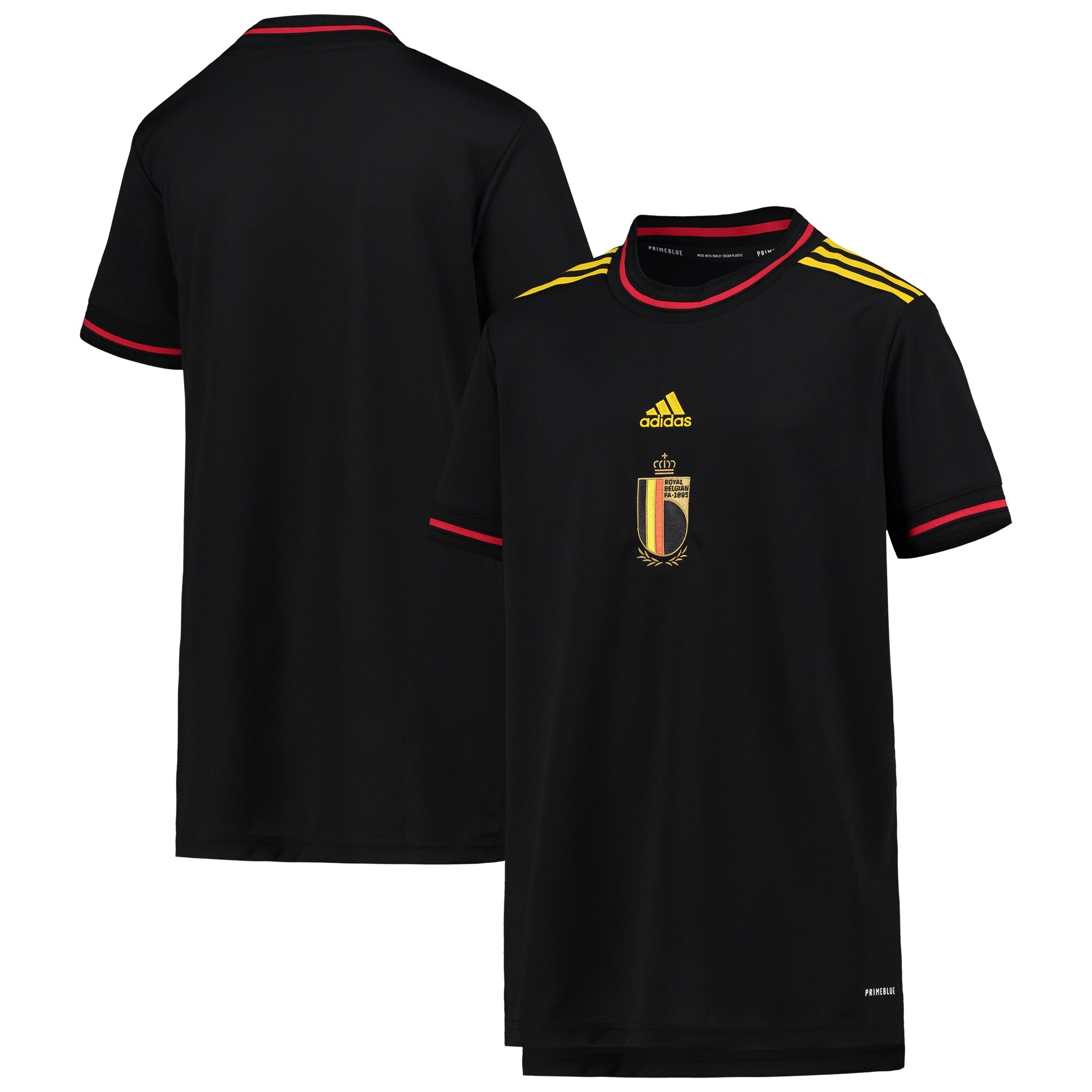 Belgium National Team adidas Women's 2022 Replica Jersey - Black