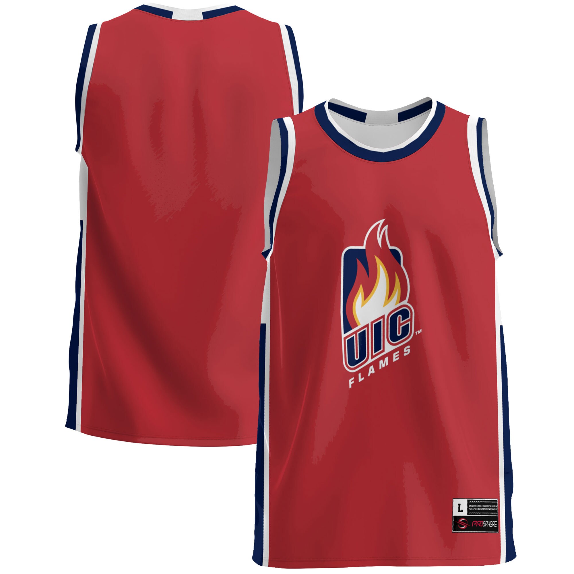 UIC Flames Basketball Jersey - Red