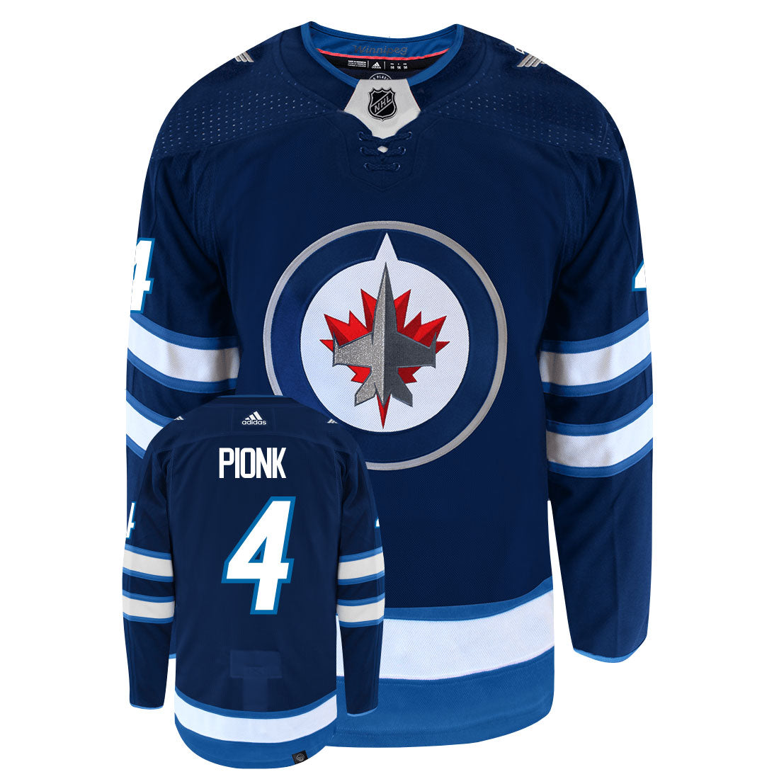 Neal Pionk Winnipeg Jets Adidas Primegreen Authentic NHL Hockey Jersey