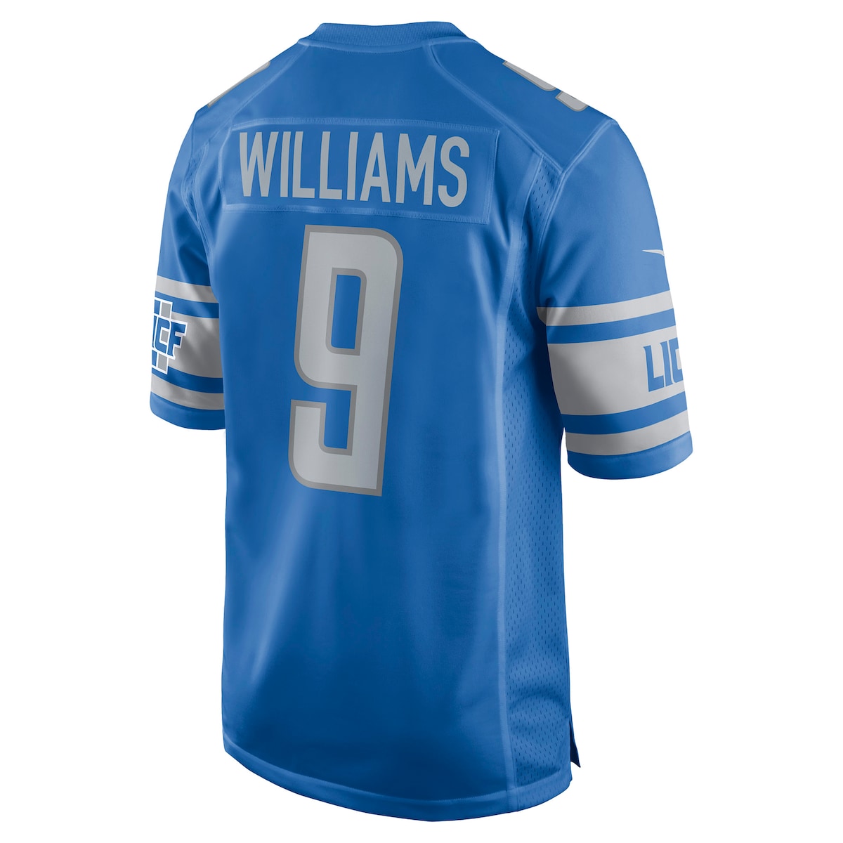 Men's Jameson Williams Nike Lions Game Jersey - Blue