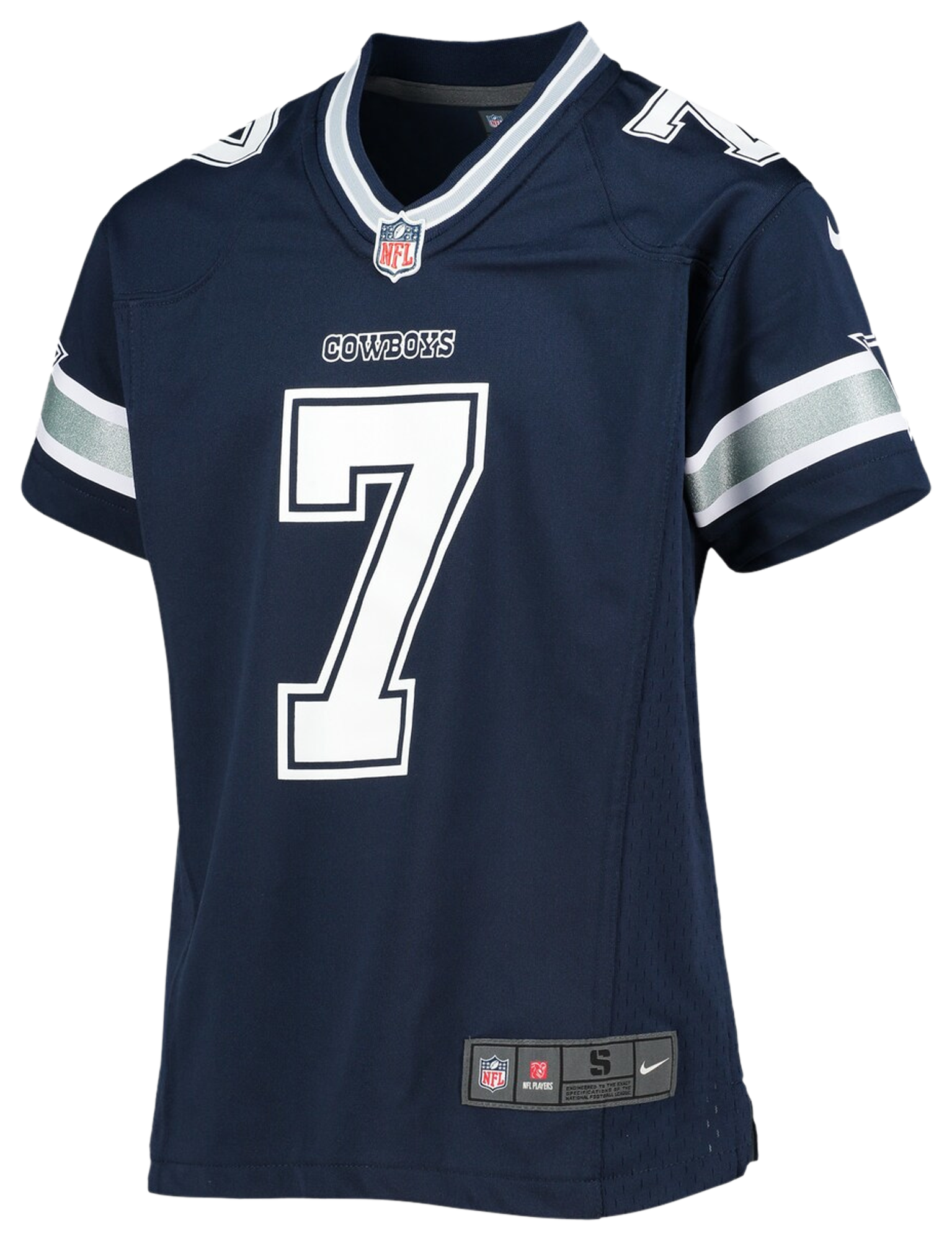 Boys' Grade School Diggs Trevon Nike Cowboys Game Jersey - Navy