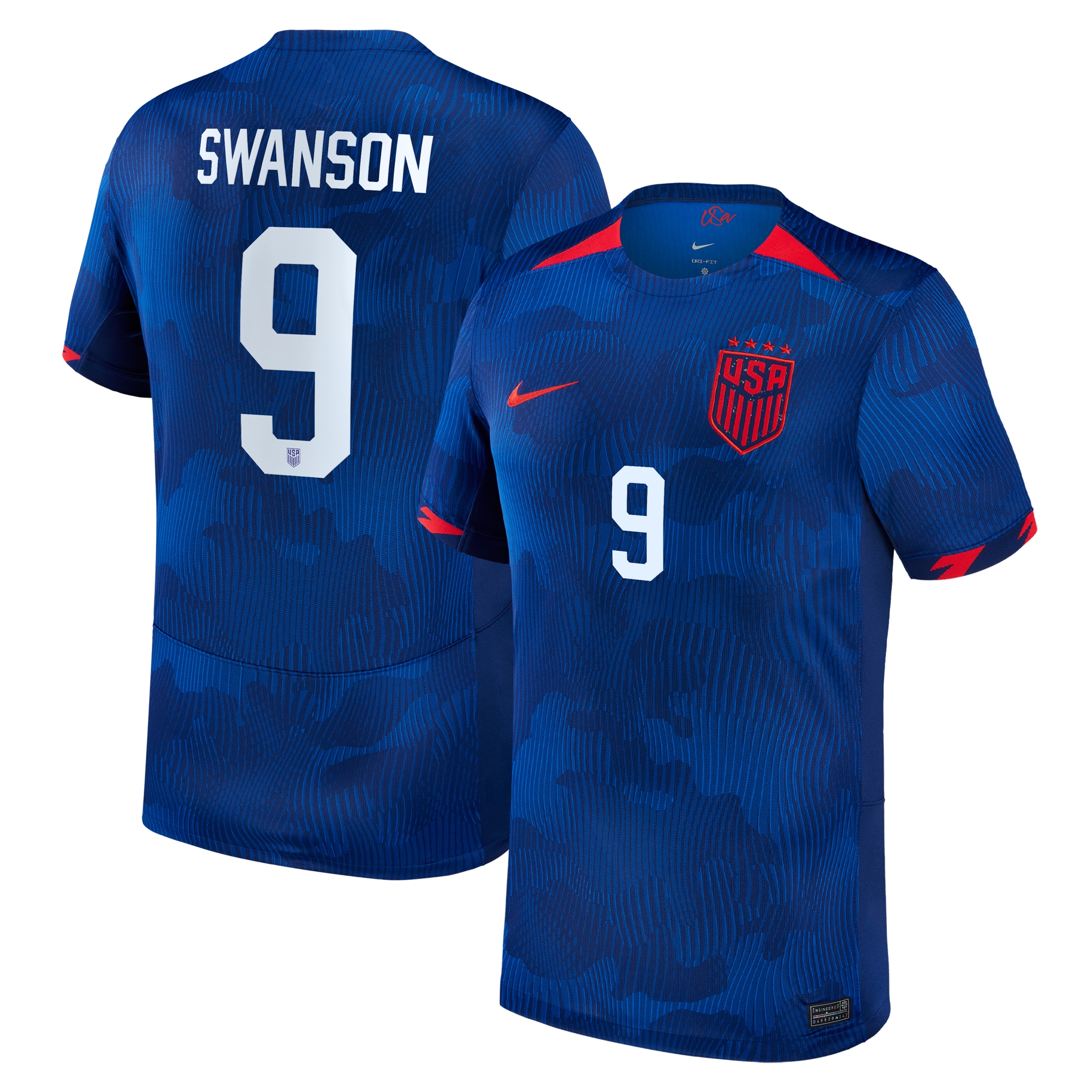 Mallory Swanson USWNT Nike 2023 Away Replica Jersey - Royal