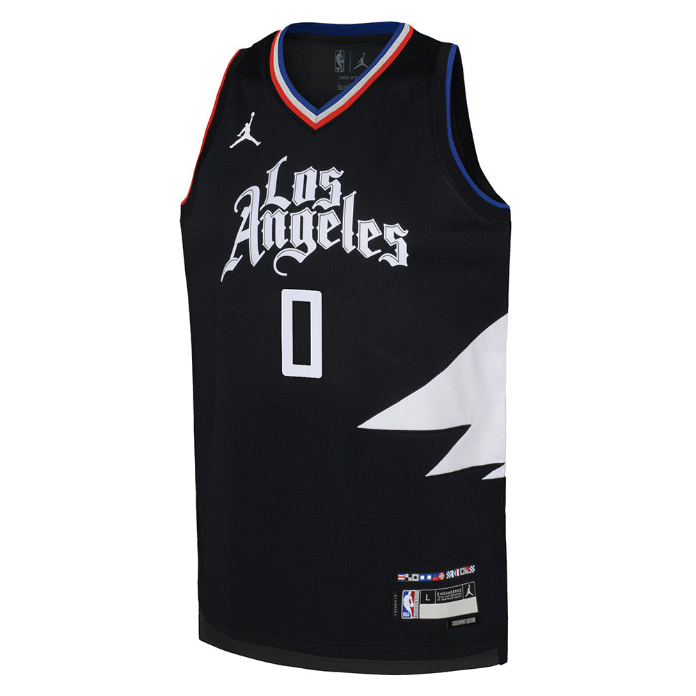 Youth Los Angeles Clippers Russell Westbrook Statement Edition Jersey - Black
