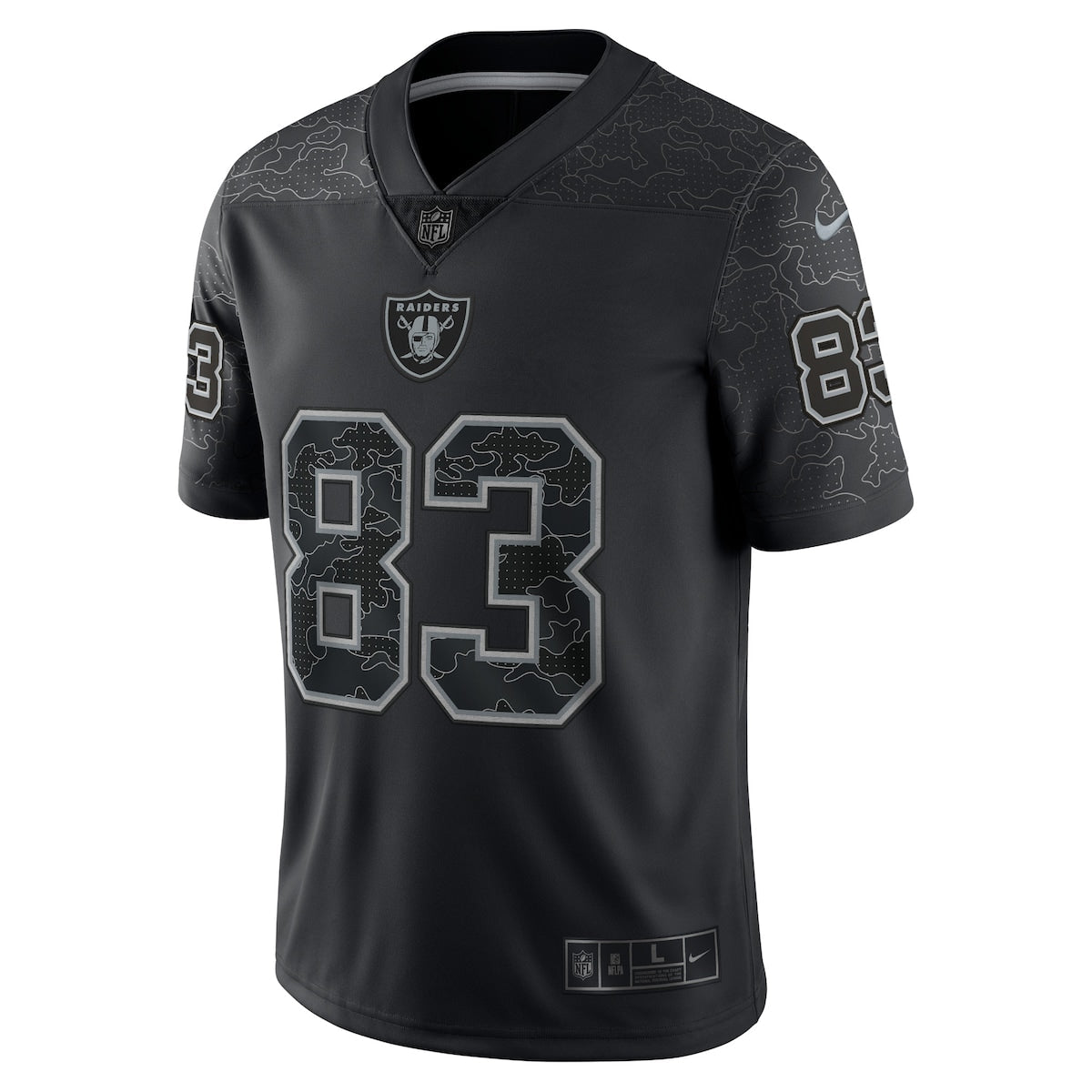 Men's Darren Waller Nike Raiders RFLCTV Limited Jersey - Black