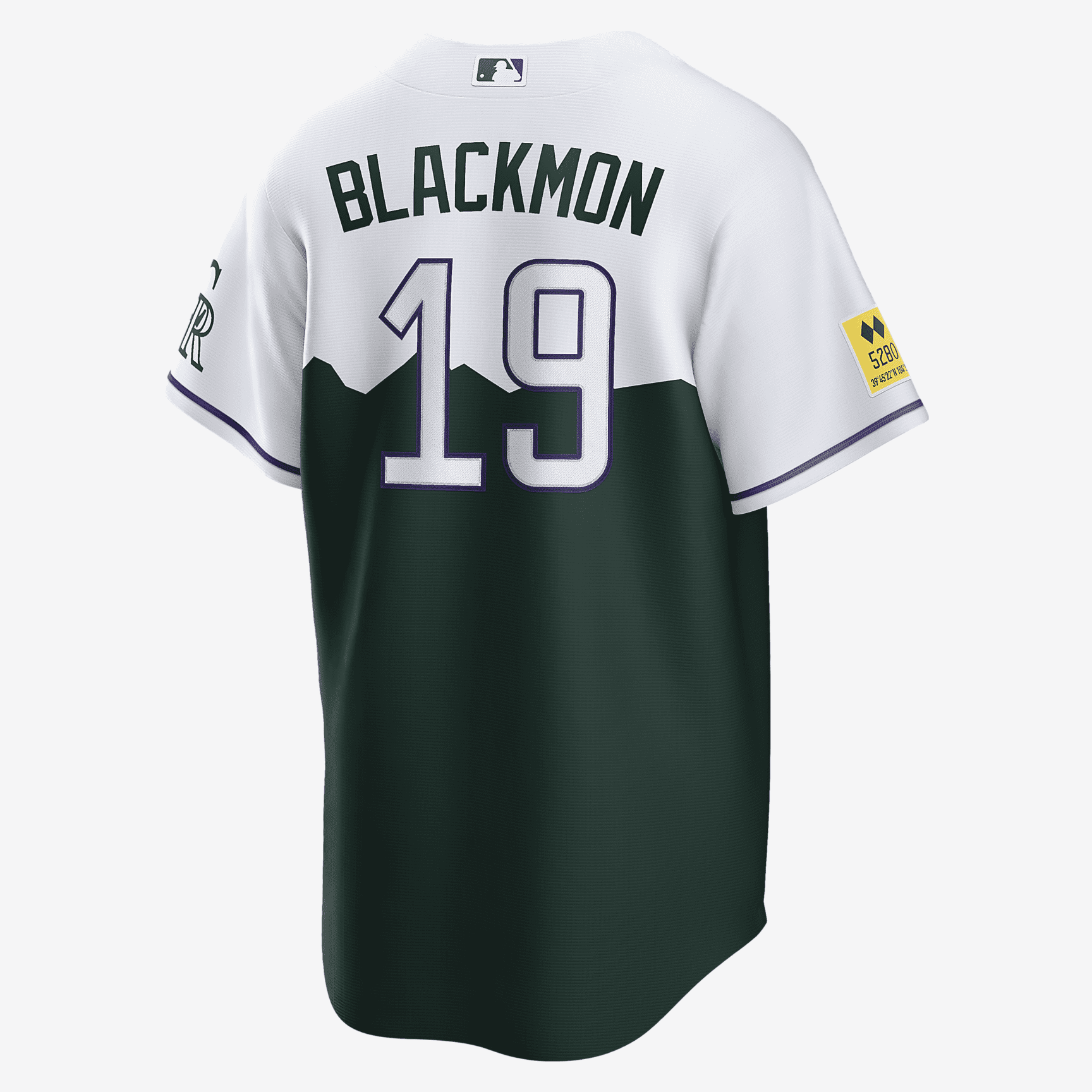 MLB Colorado Rockies City Connect (Charlie Blackmon) Men's Replica Baseball Jersey - White/Green