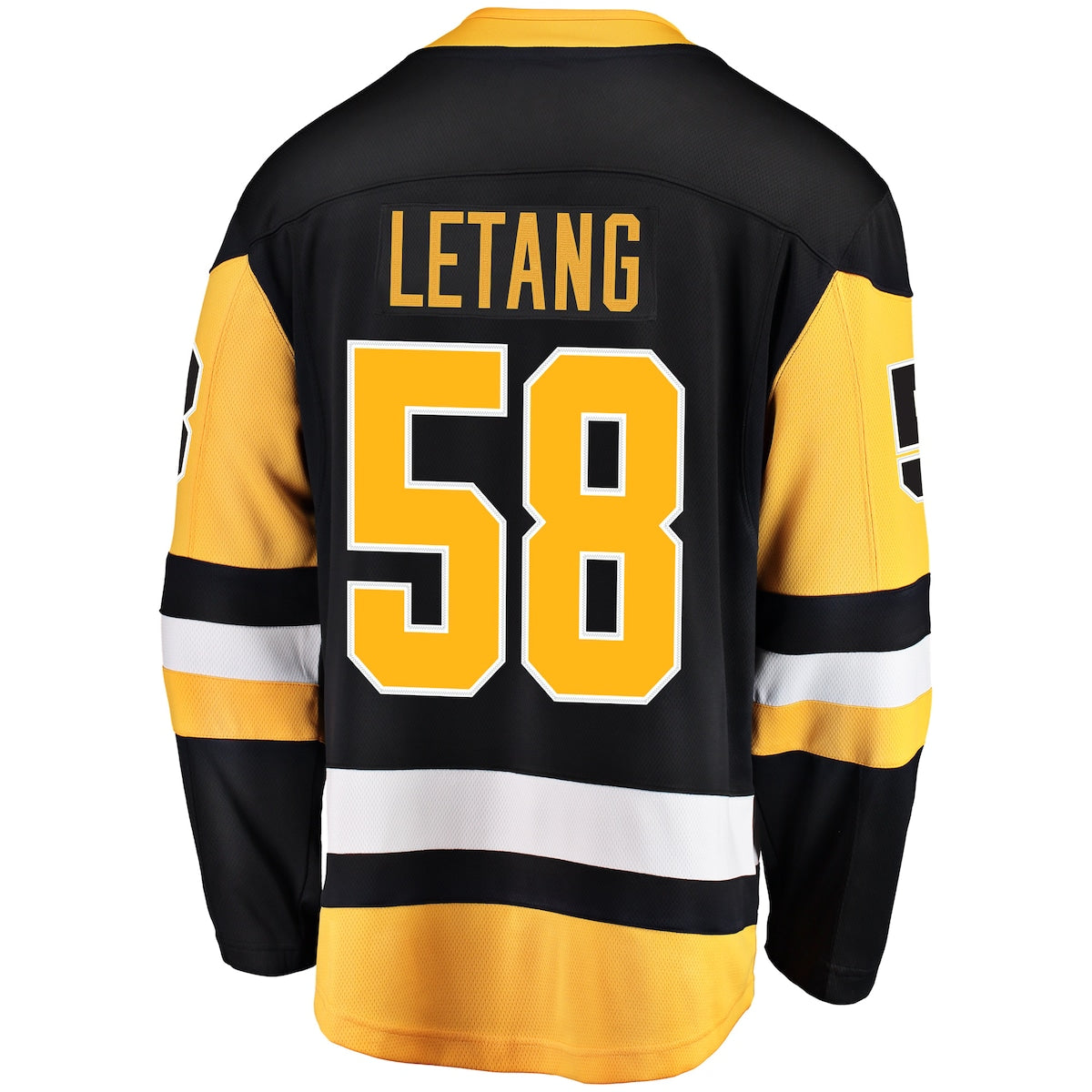 Men's Kris Letang Fanatics Penguins Breakaway Jersey - Black