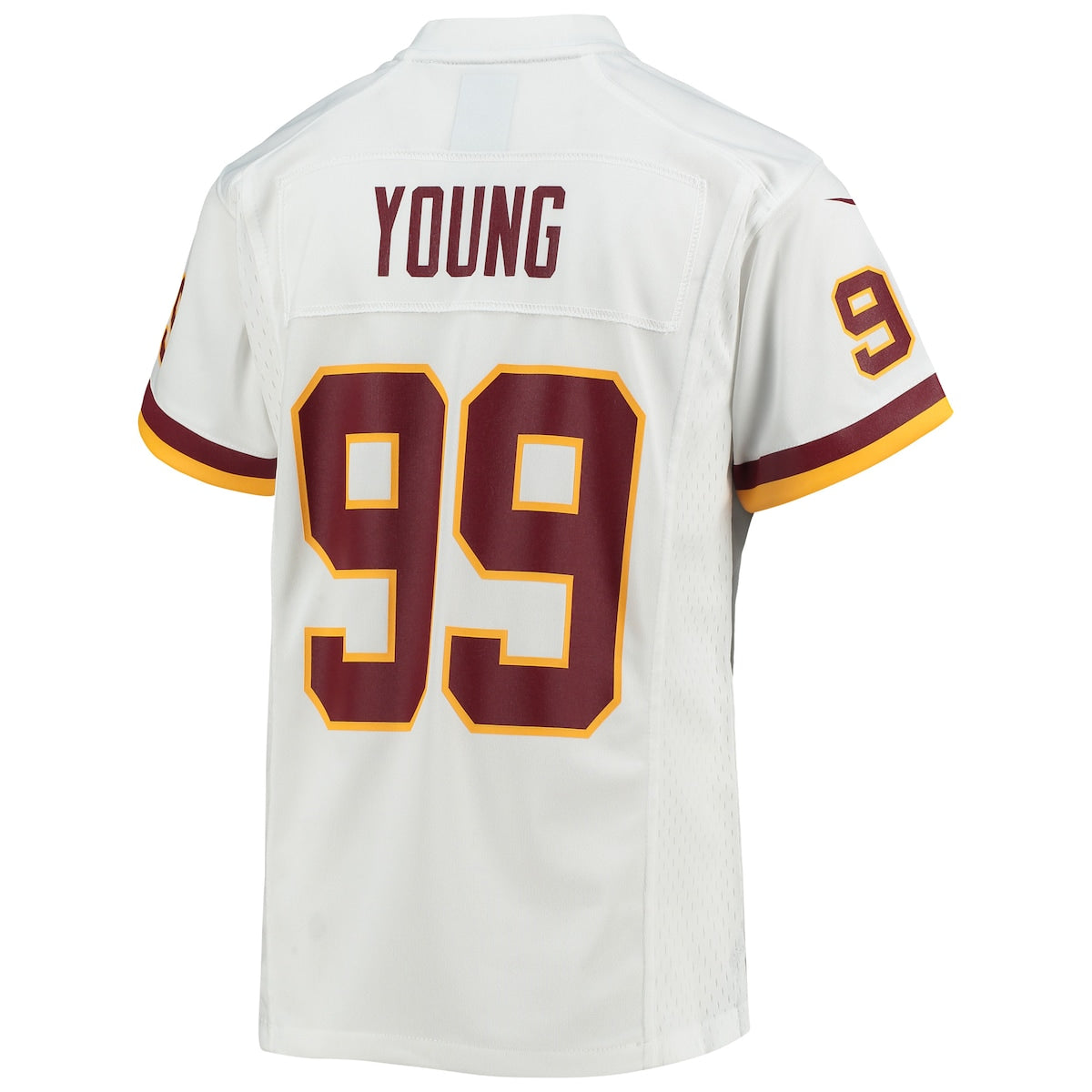 Boys' Grade School Chase Young Nike Commanders Washington Football Team Game Jersey - White