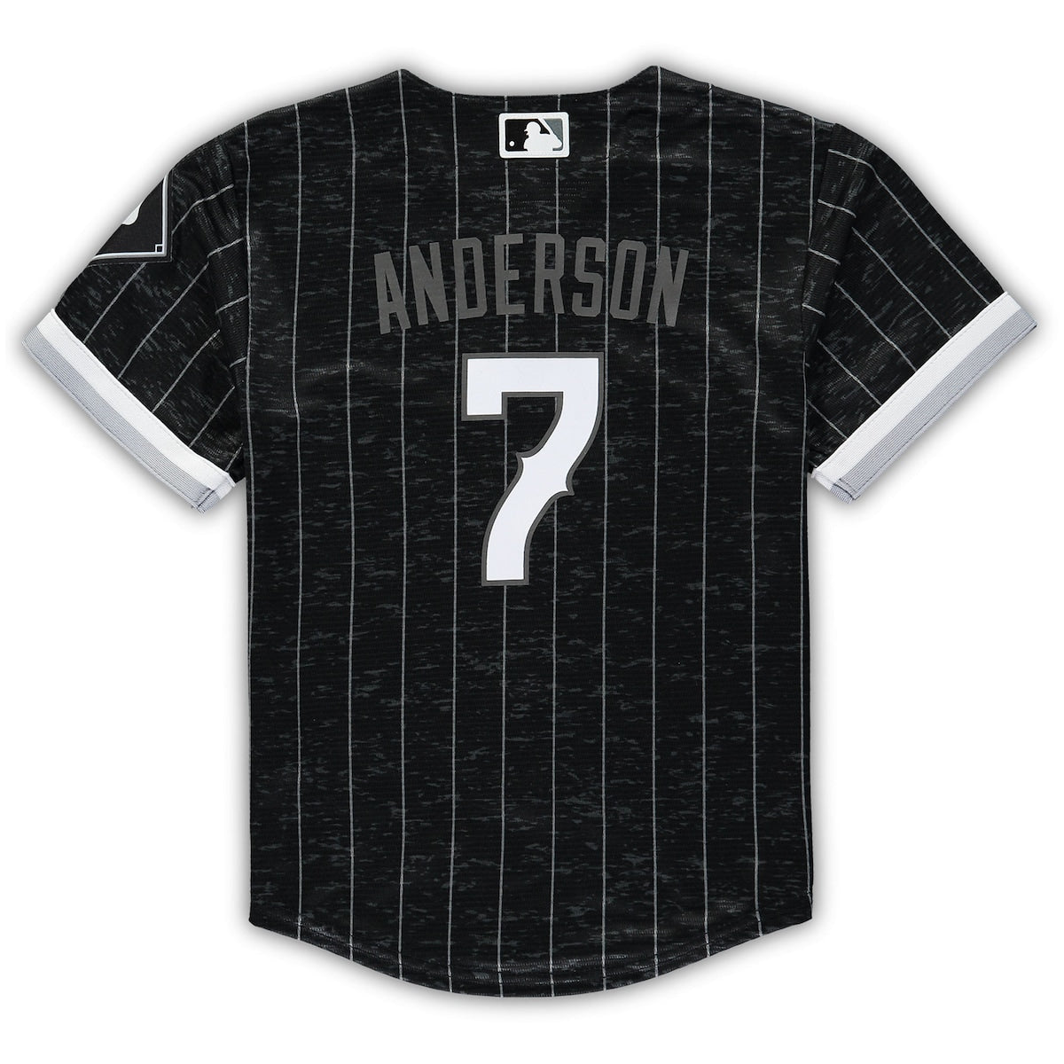 Youth Tim Anderson Nike White Sox City Connect Script Replica Jersey - Black