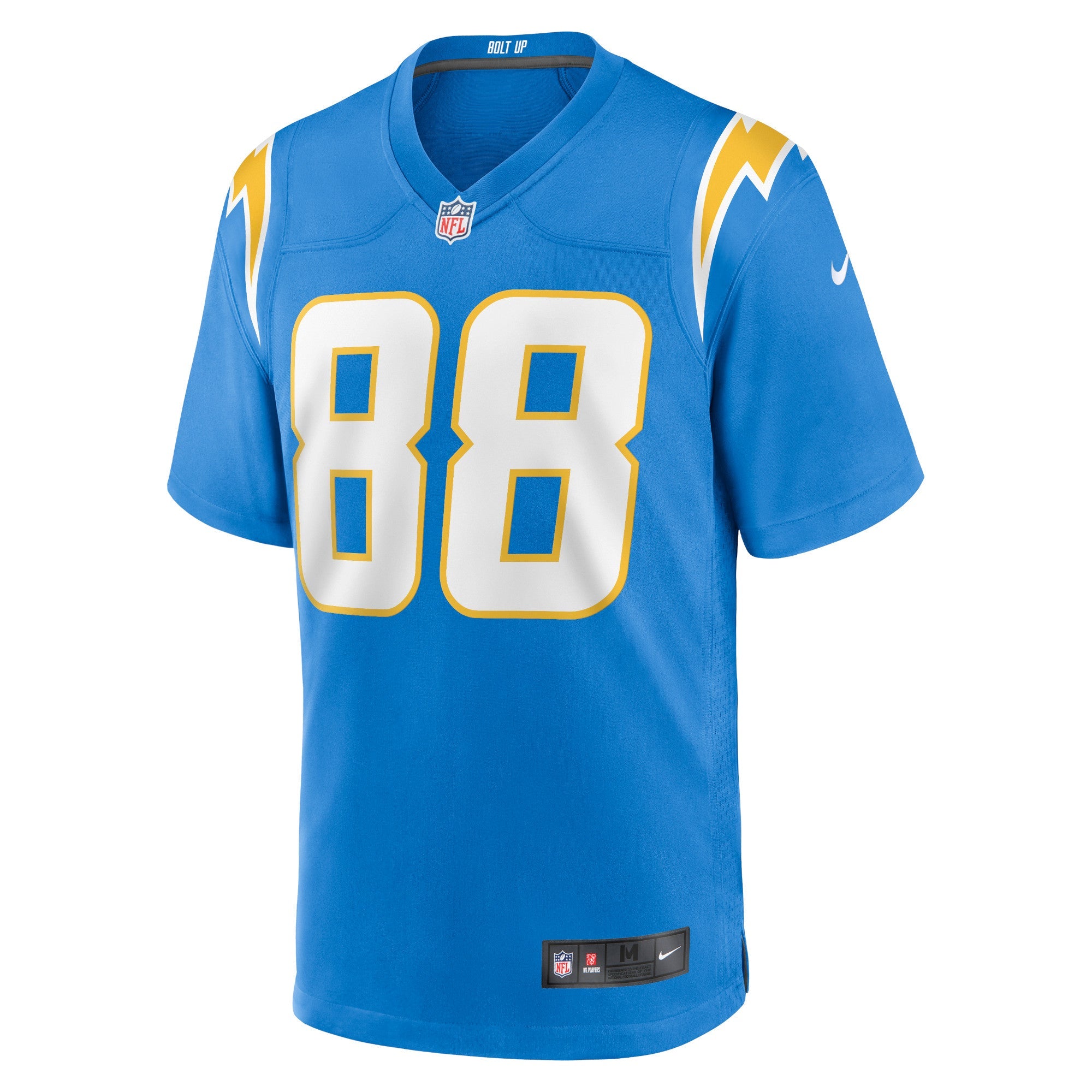 Men's Nike Tre McKitty Powder Blue Los Angeles Chargers Game Jersey