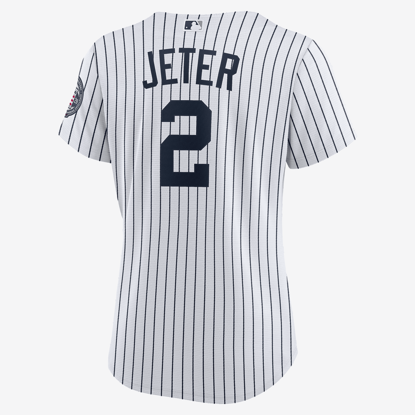 MLB New York Yankees 2020 Hall of Fame Induction (Derek Jeter) Women's Replica Baseball Jersey - White
