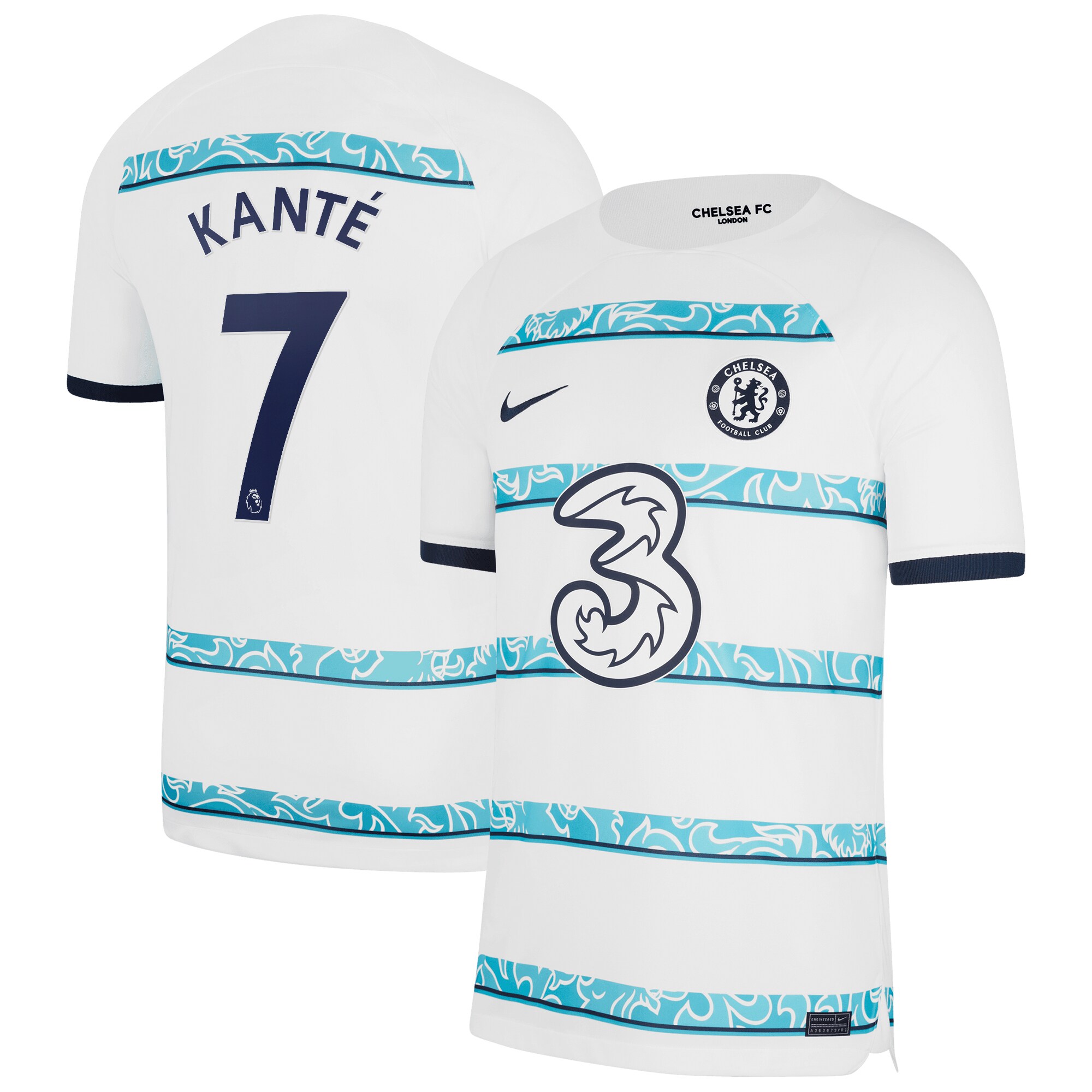 N'Golo Kanté Chelsea Nike 2022/23 Away Breathe Stadium Replica Player Jersey - White