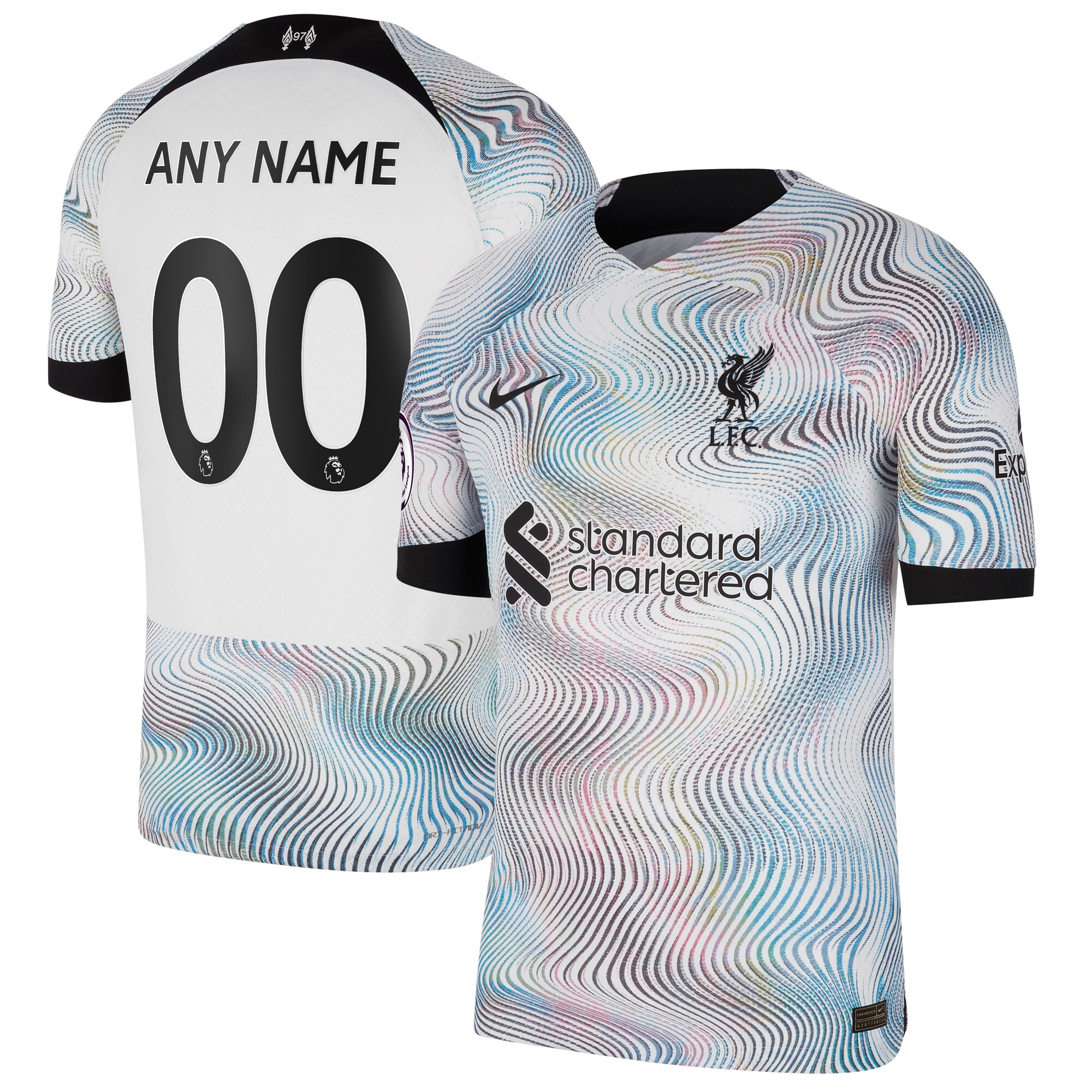 Liverpool Nike 2022/23 Away Vapor Match Authentic Custom Jersey - White