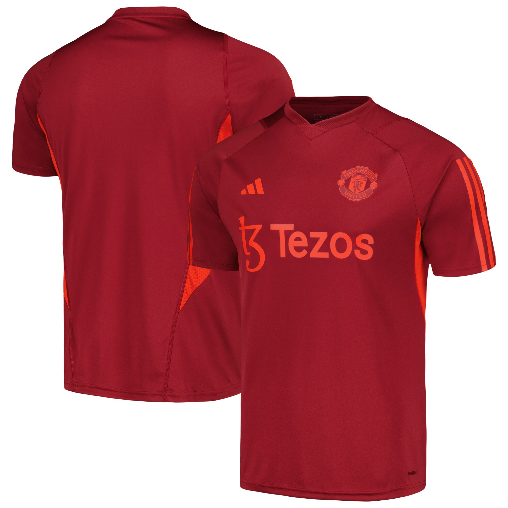 Manchester United adidas 2023/24 Training Jersey - Burgundy